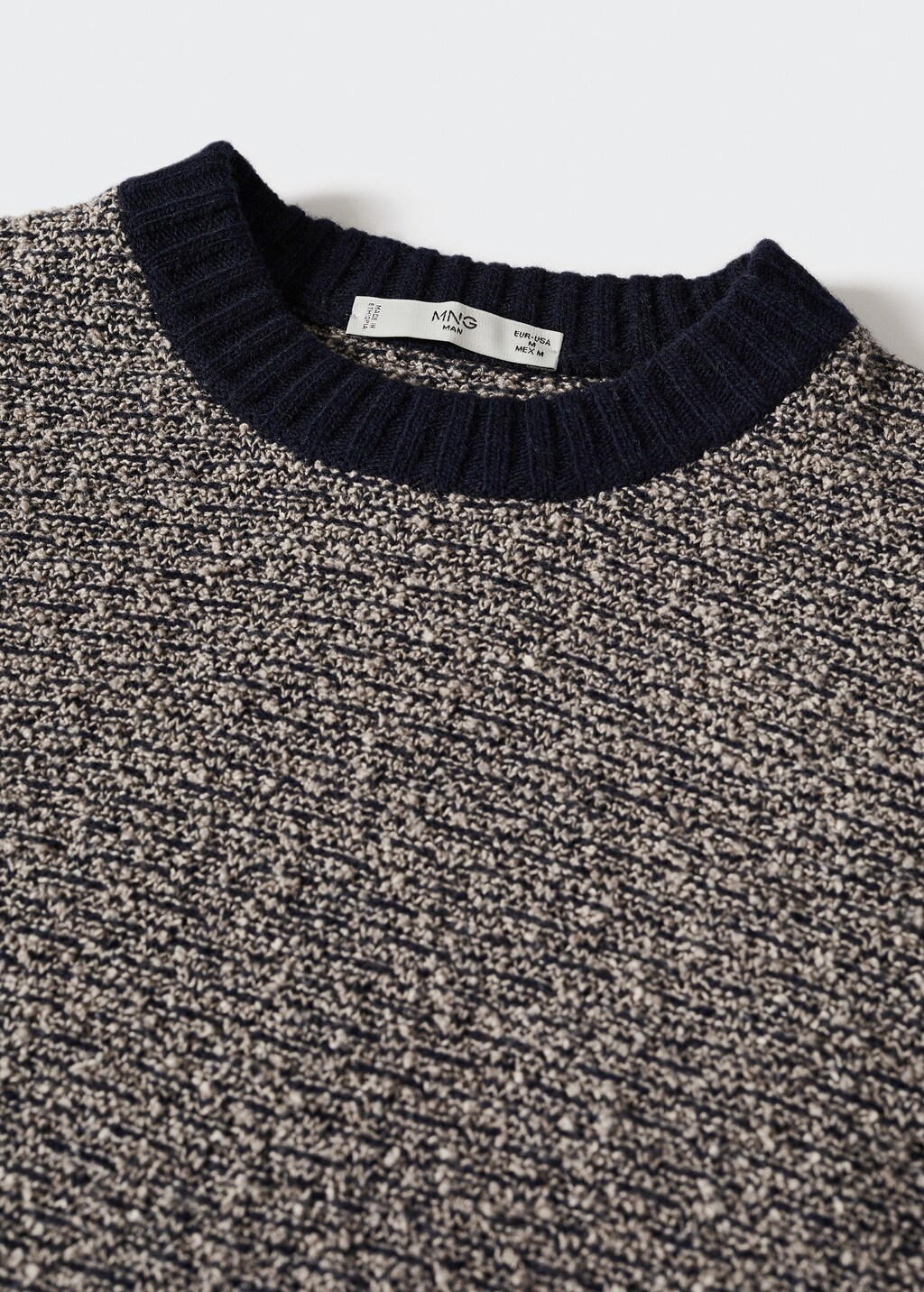 Textured wool-blend sweater - Details of the article 8