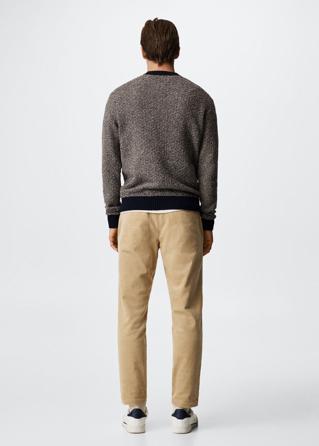 Textured wool-blend sweater - Reverse of the article