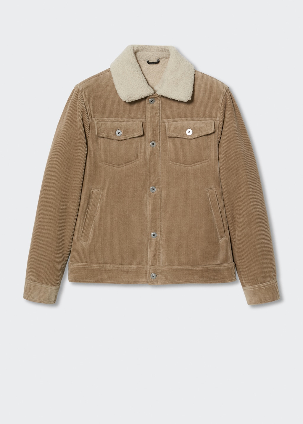 Faux shearling corduroy jacket best sale