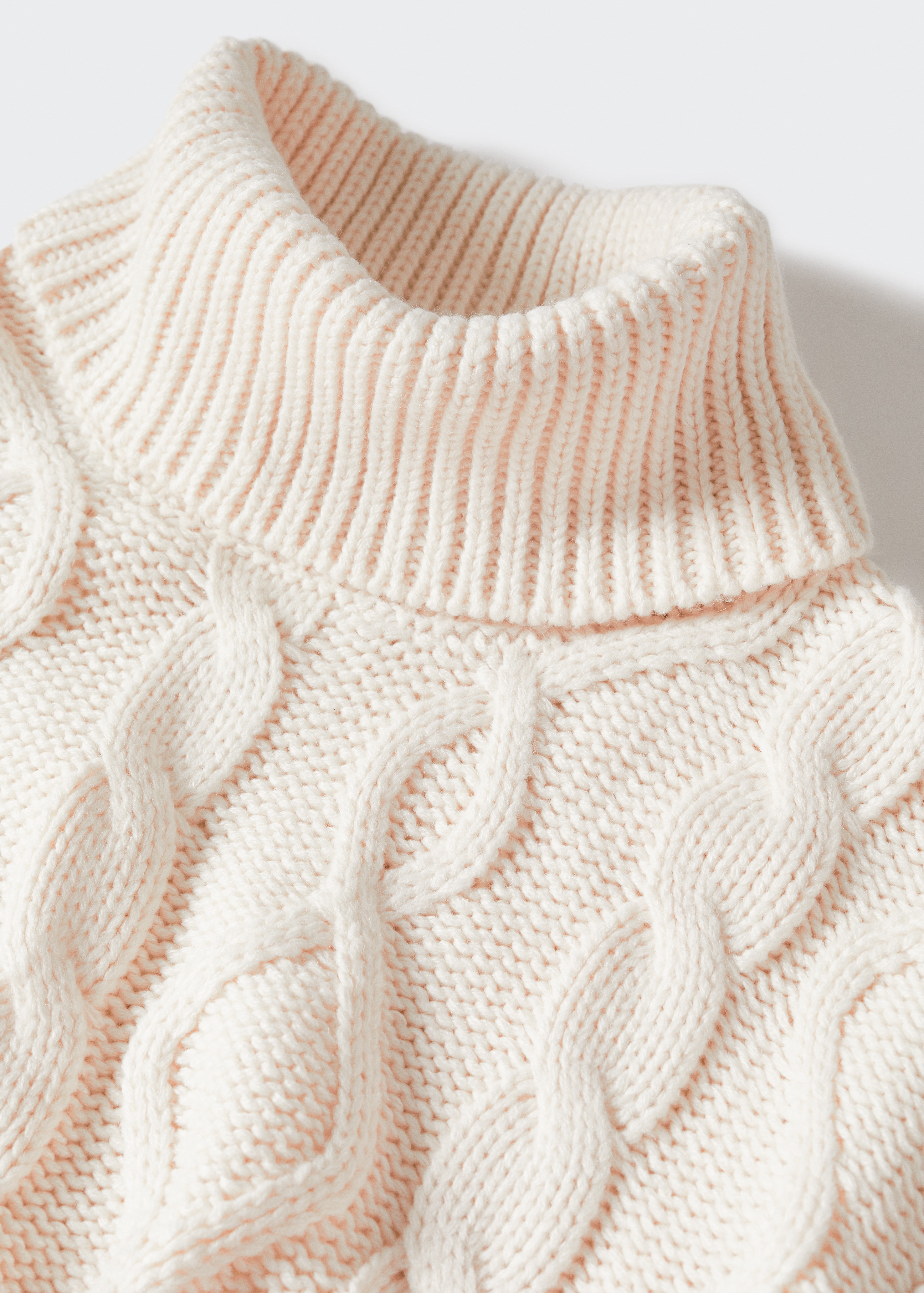 Cable-knit sweater