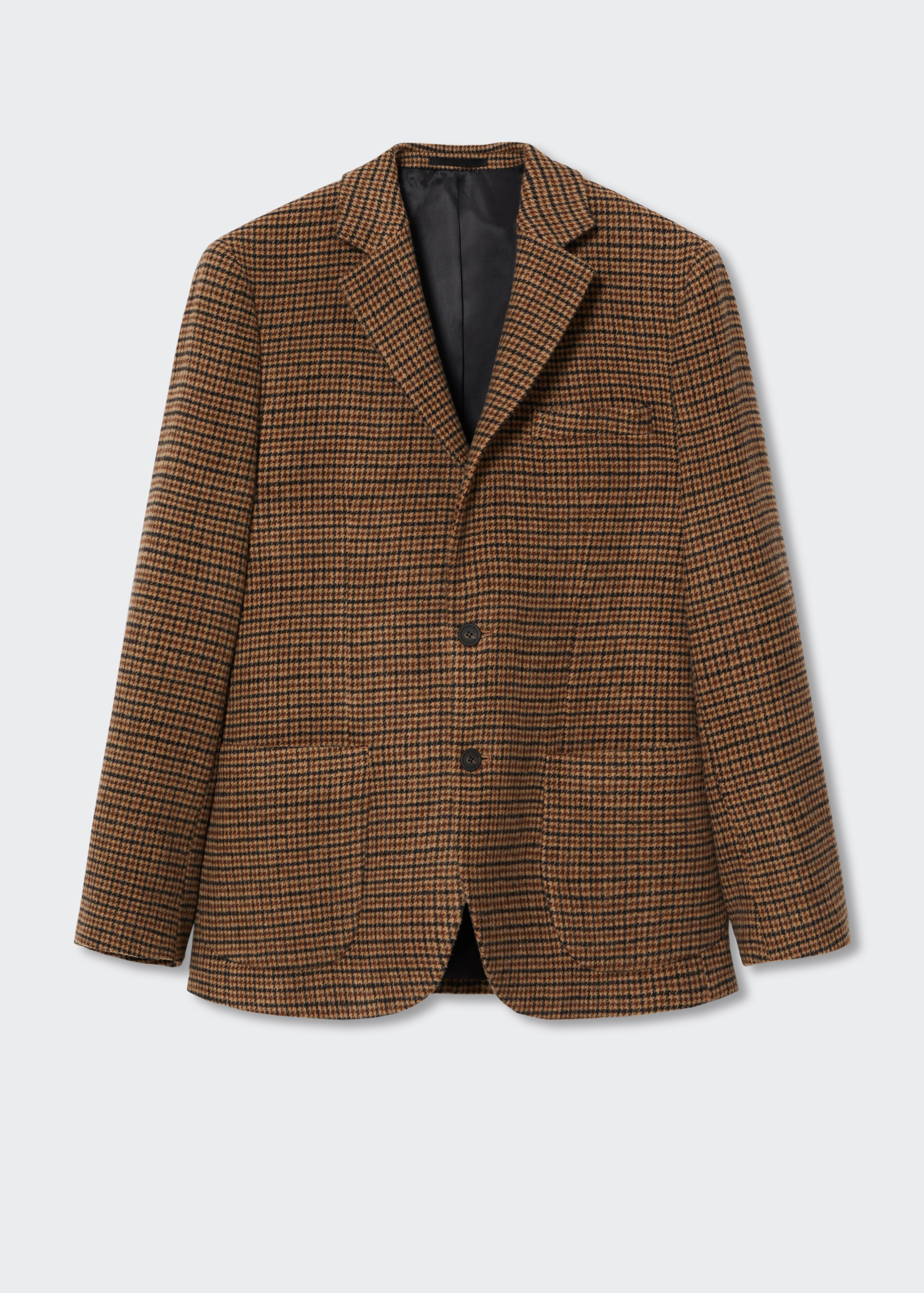 Houndstooth wool-blend blazer - Article without model