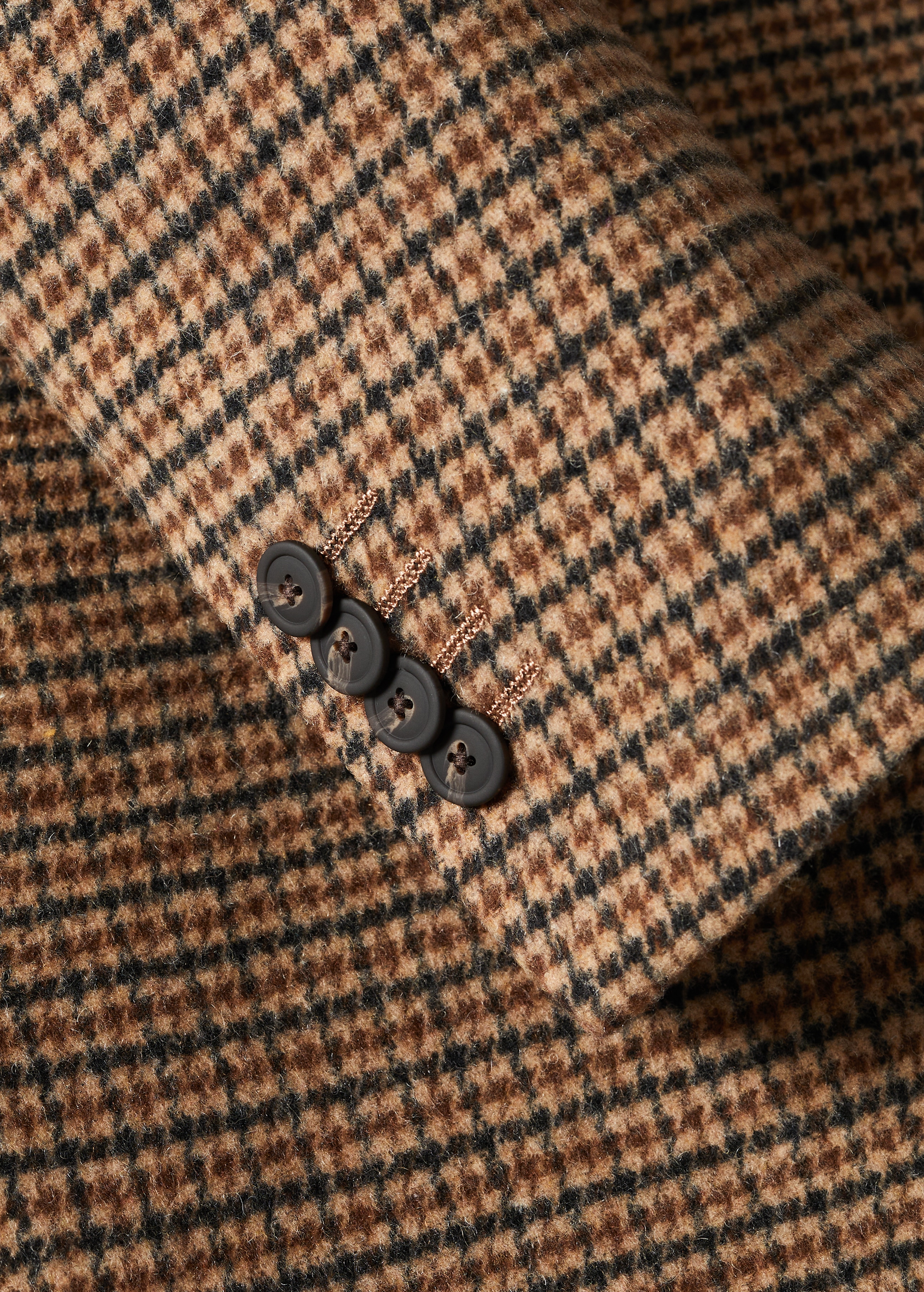 Houndstooth wool-blend blazer - Details of the article 7