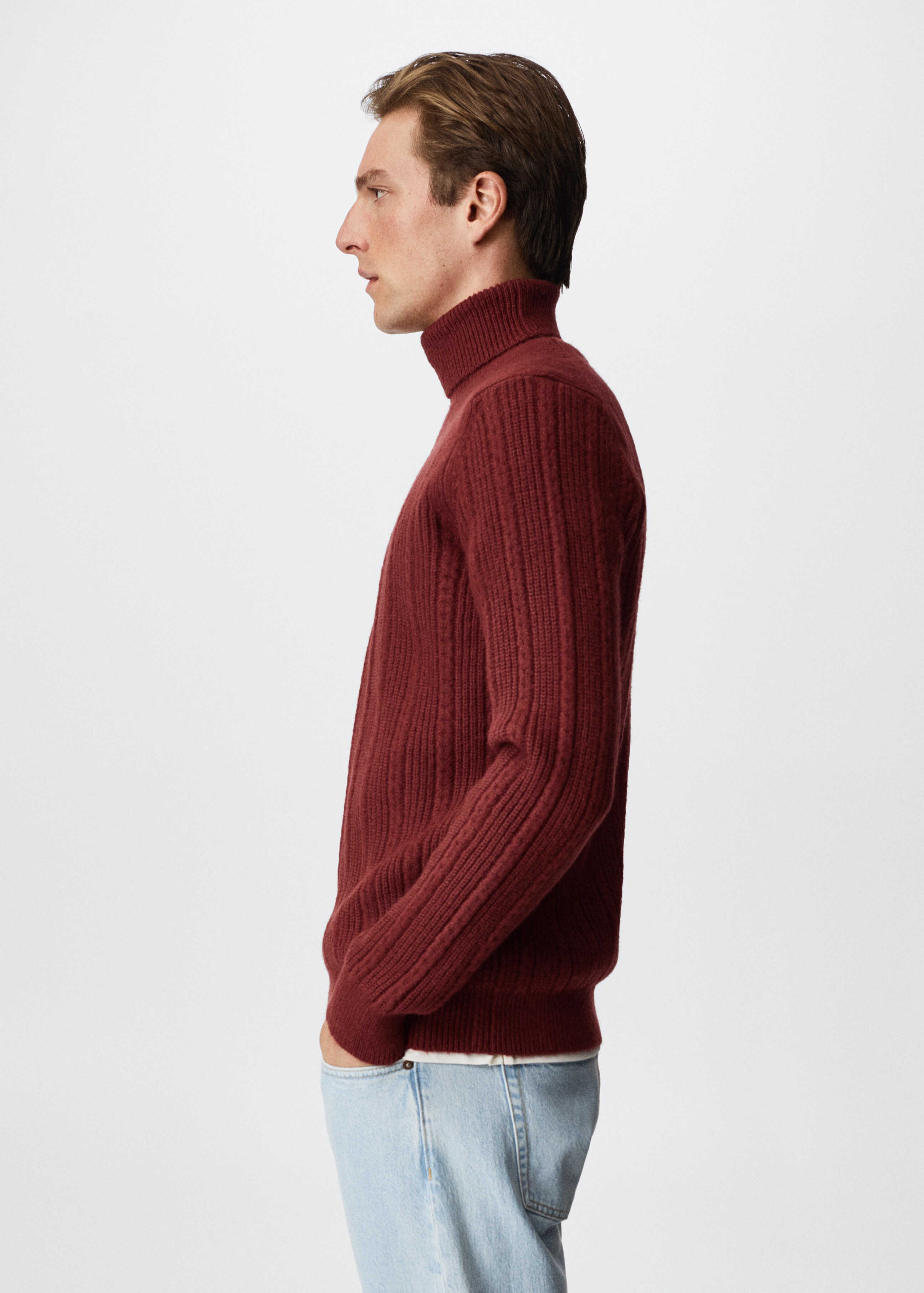 Structured turtleneck sweater - Details of the article 2