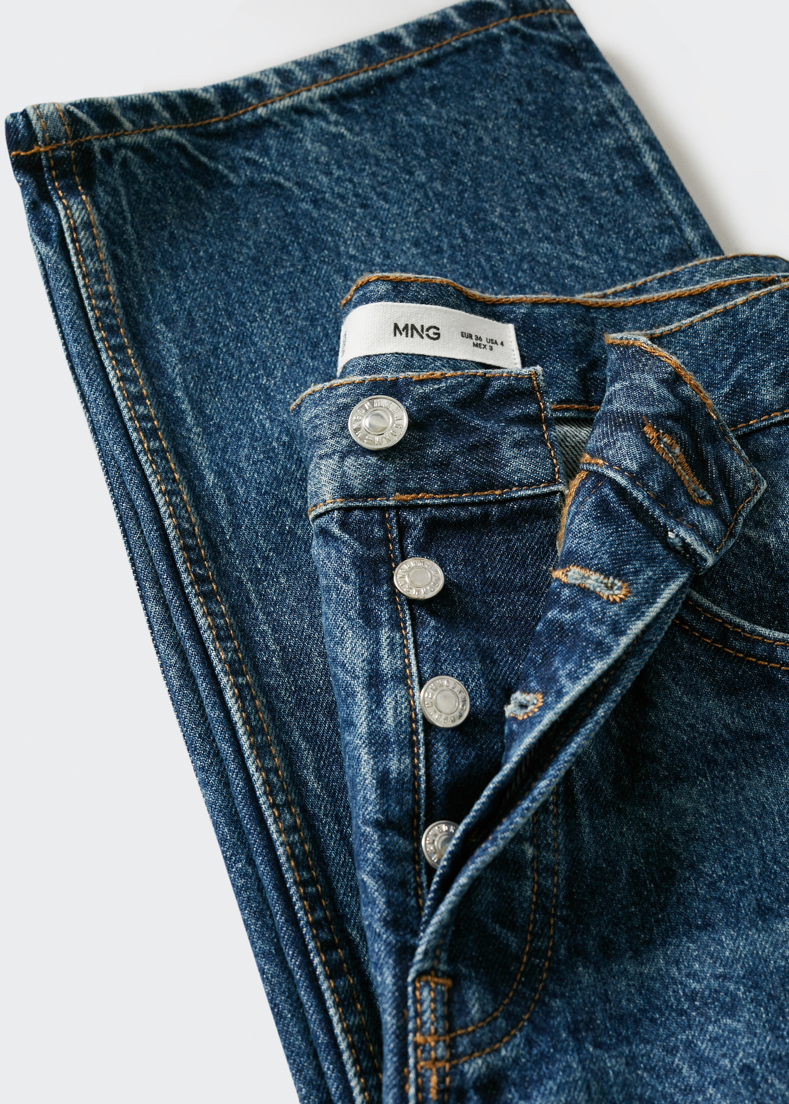 Jeans rectos botones - Detalle del artículo 8
