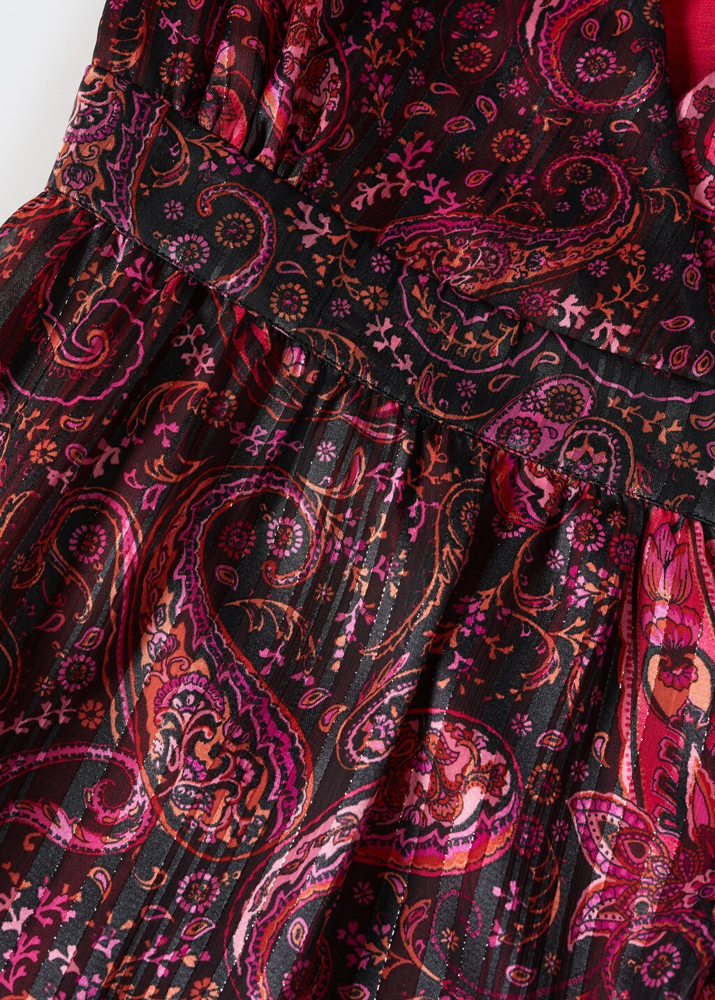 Ruffled paisley-print dress - Details of the article 8