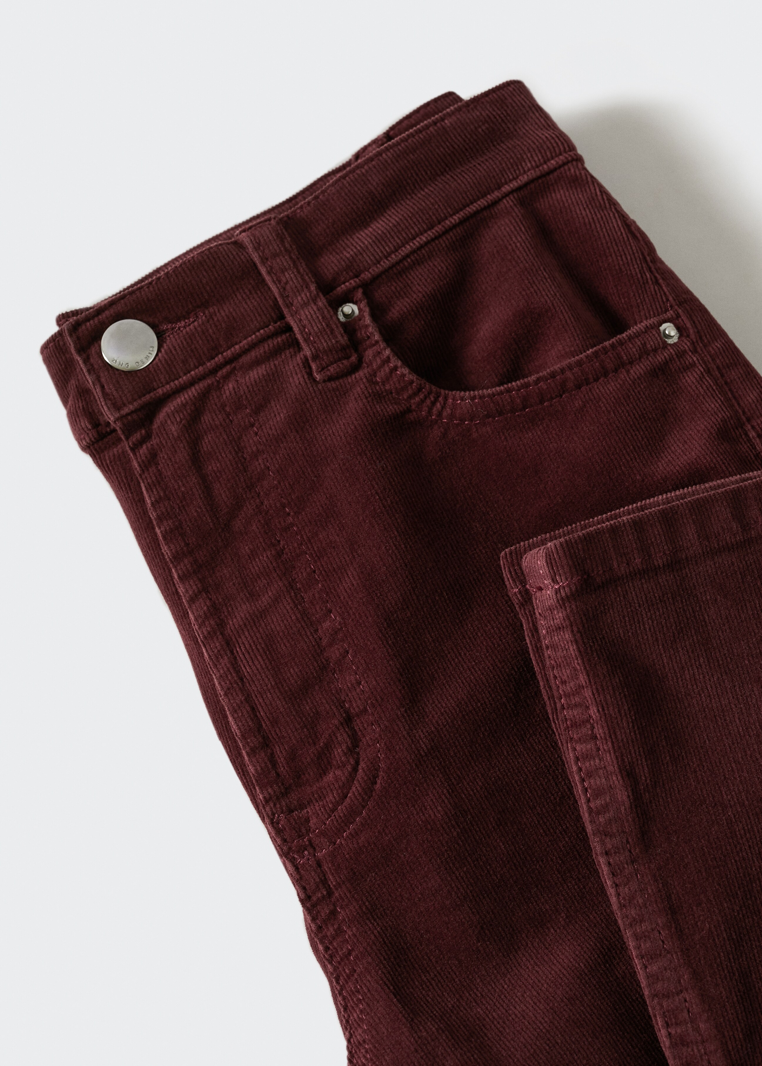 Corduroy bootcut jeans - Details of the article 8