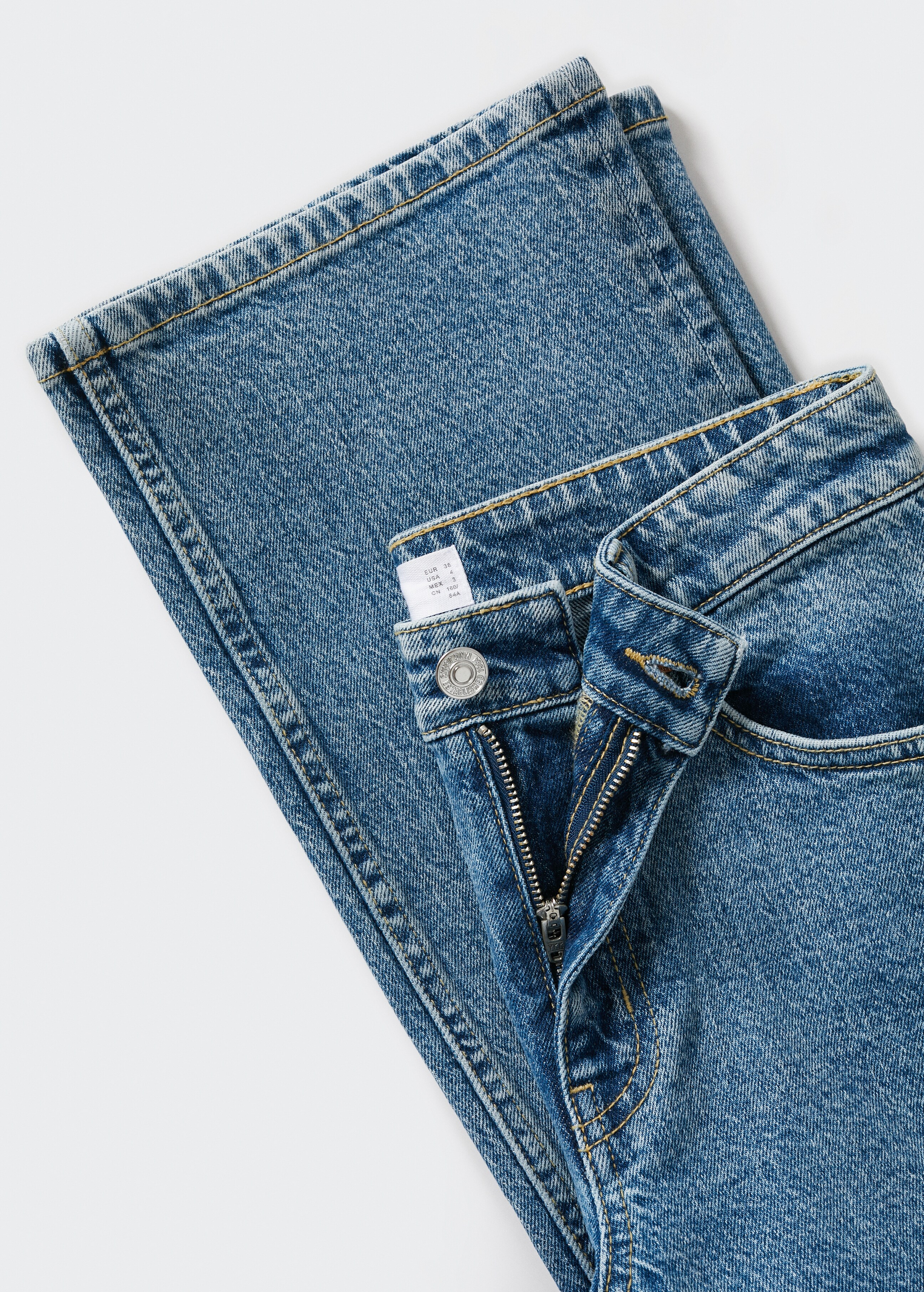 Mid-rise straight jeans - Details of the article 8