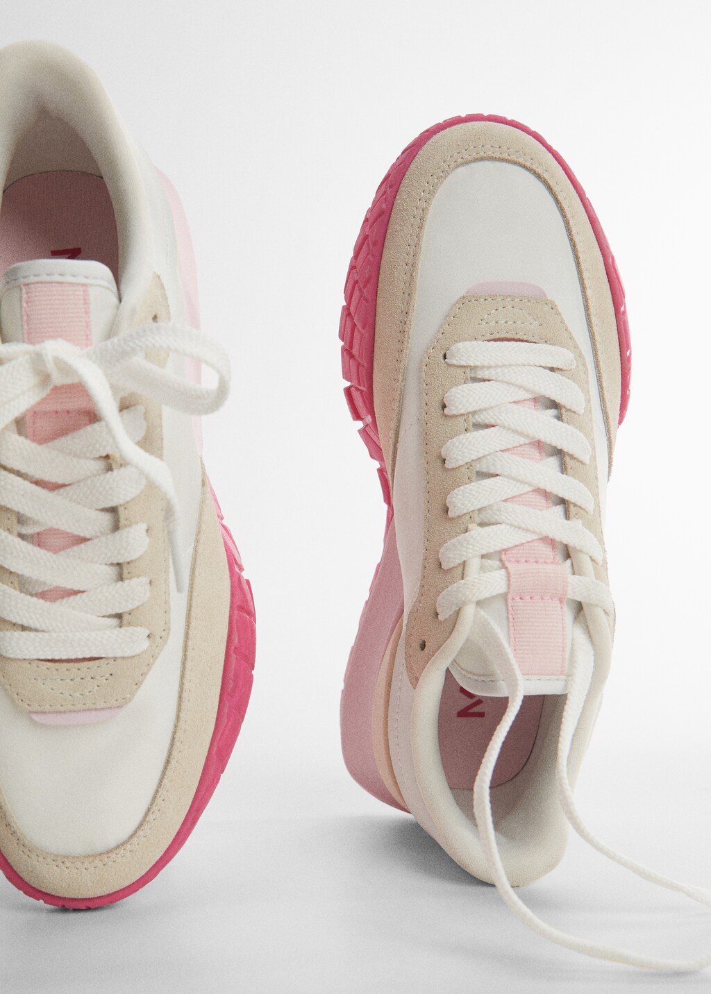 Leather panel sneakers - Details of the article 5