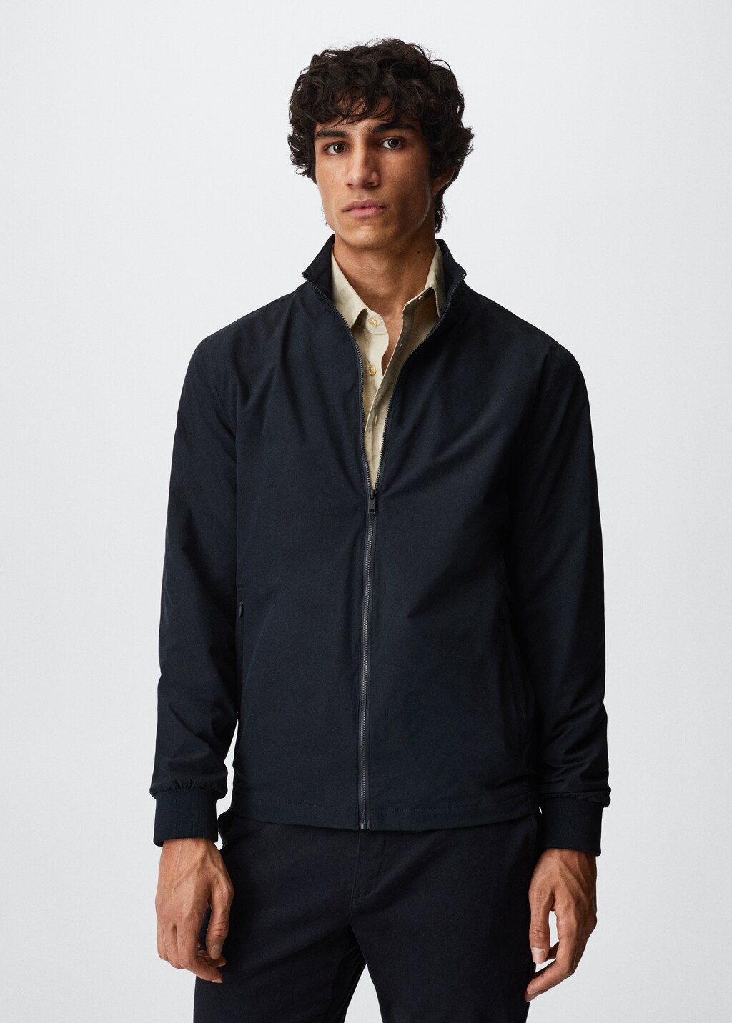 Waterproof bomber jacket Men MANGO OUTLET Finland