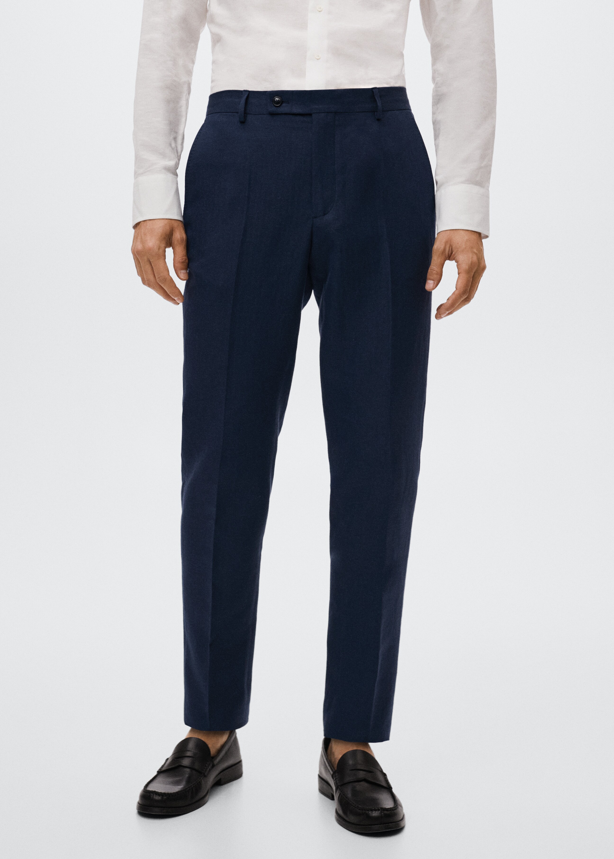  Linen suit trousers - Medium plane