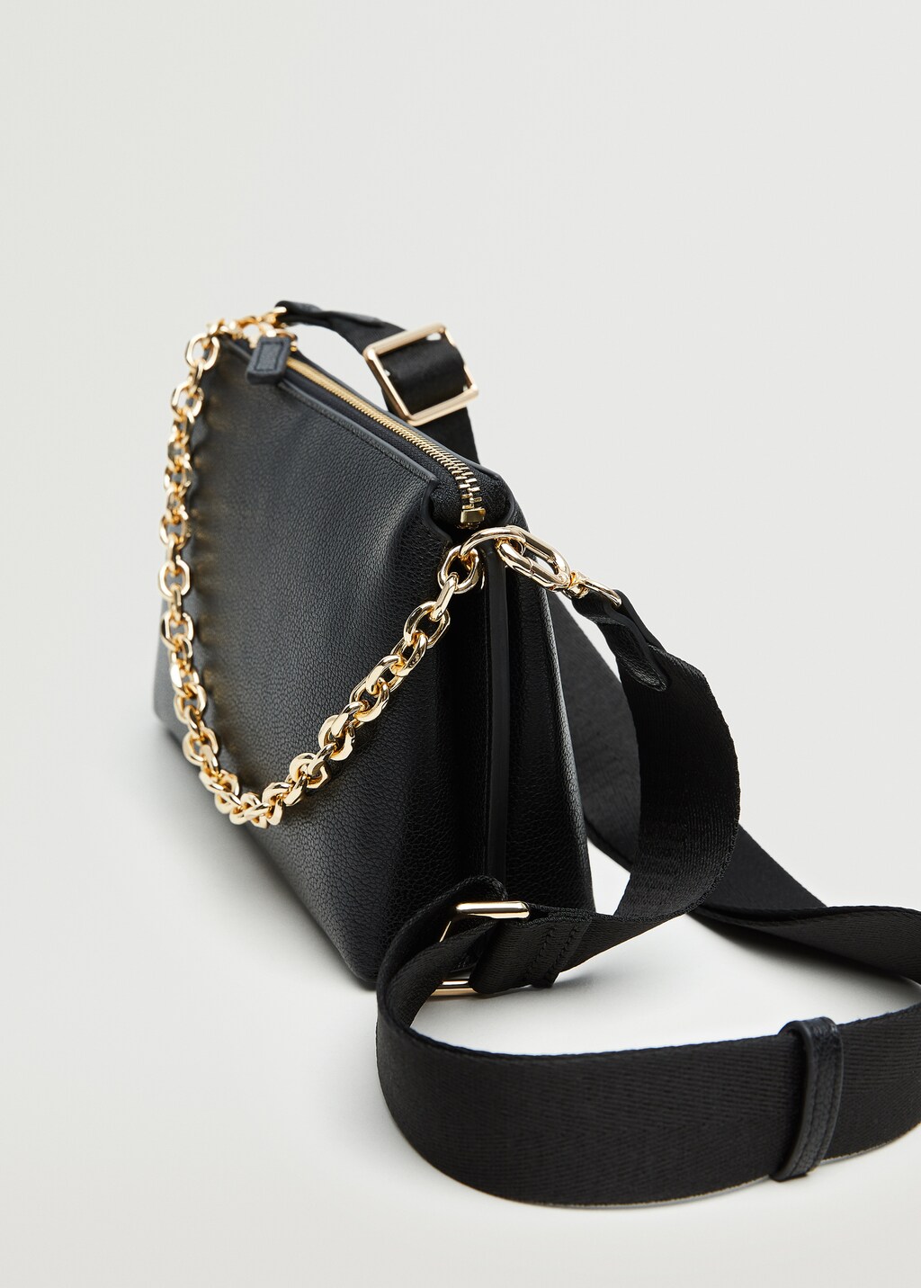 Crossbody bag with chain - Medium plane