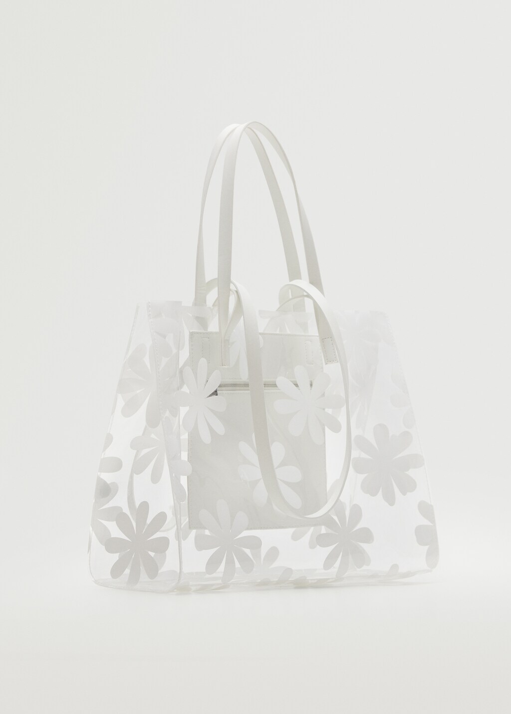 See-through shopper bag - Medium plane