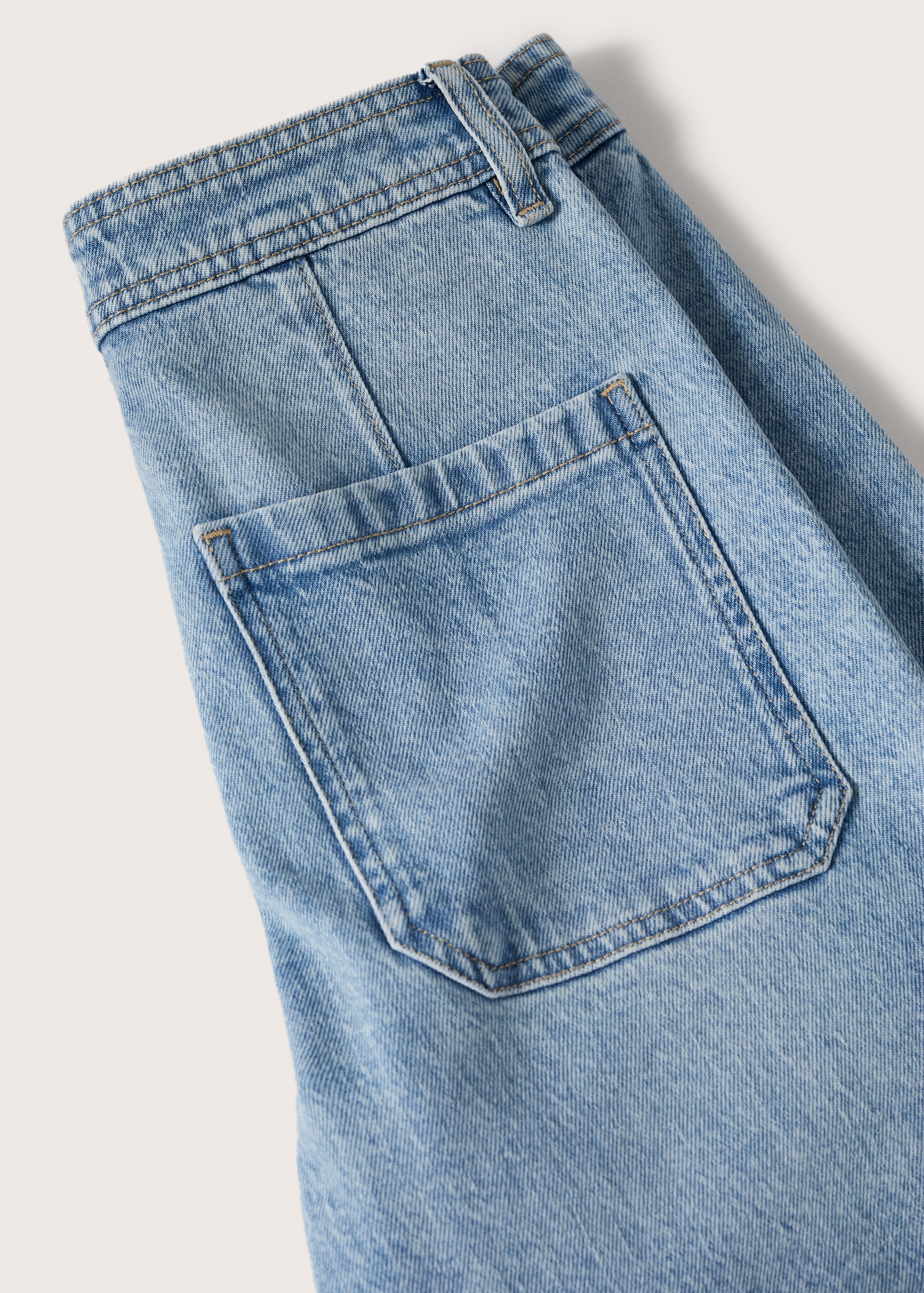 Jeans culotte tiro alto - Detalle del artículo 8