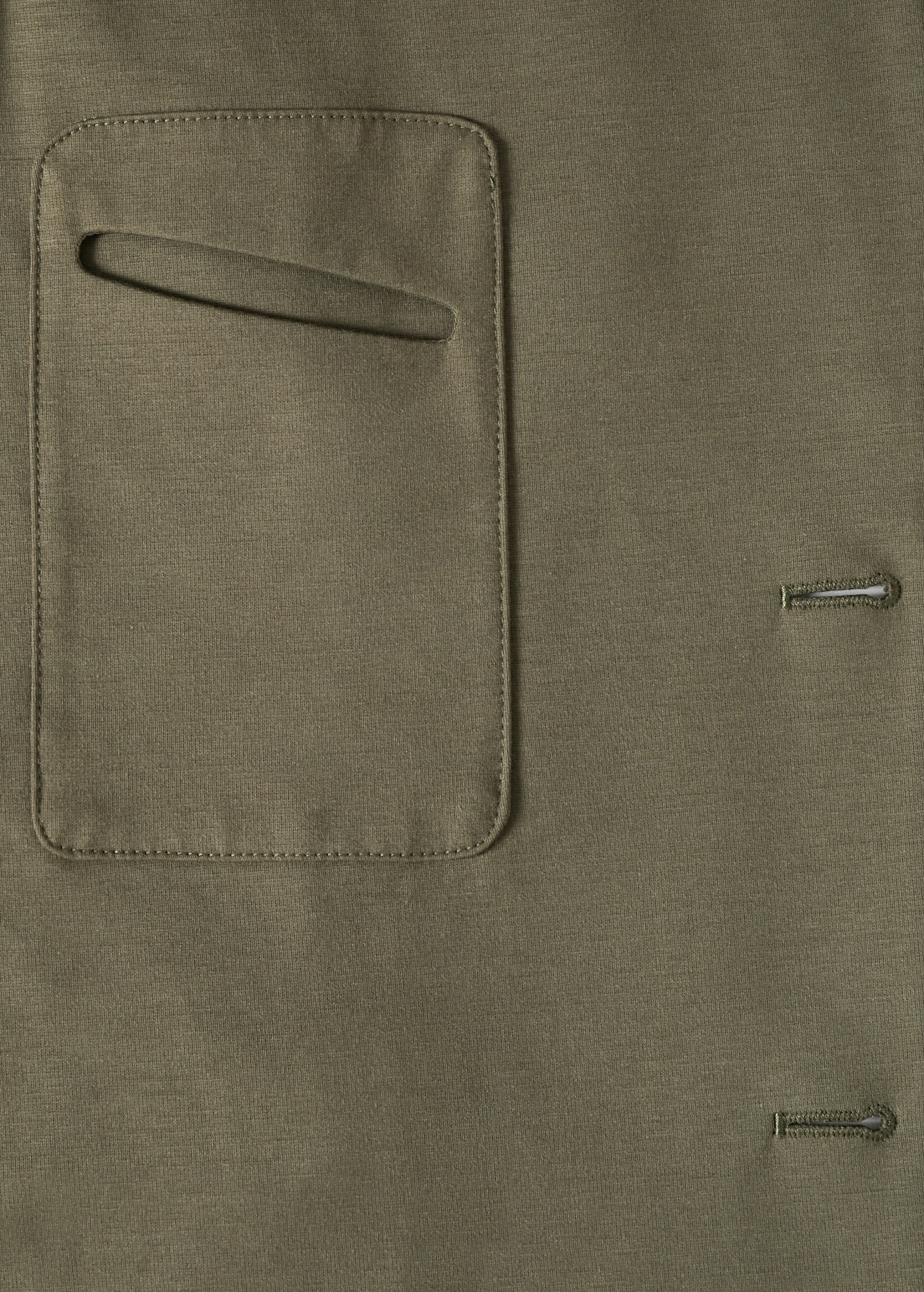 Slim-fit cotton suit jacket - Details of the article 8