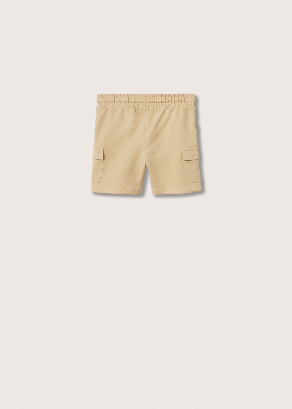 Cargo pockets cotton bermuda shorts - Reverse of the article