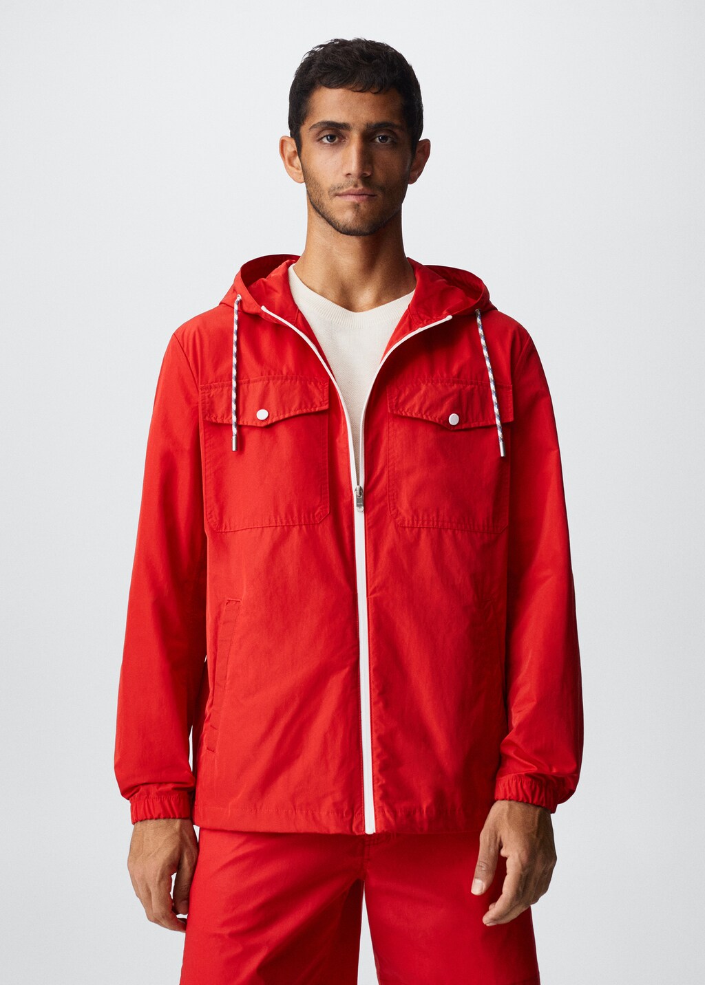 Raincoat hooded jacket - Medium plane