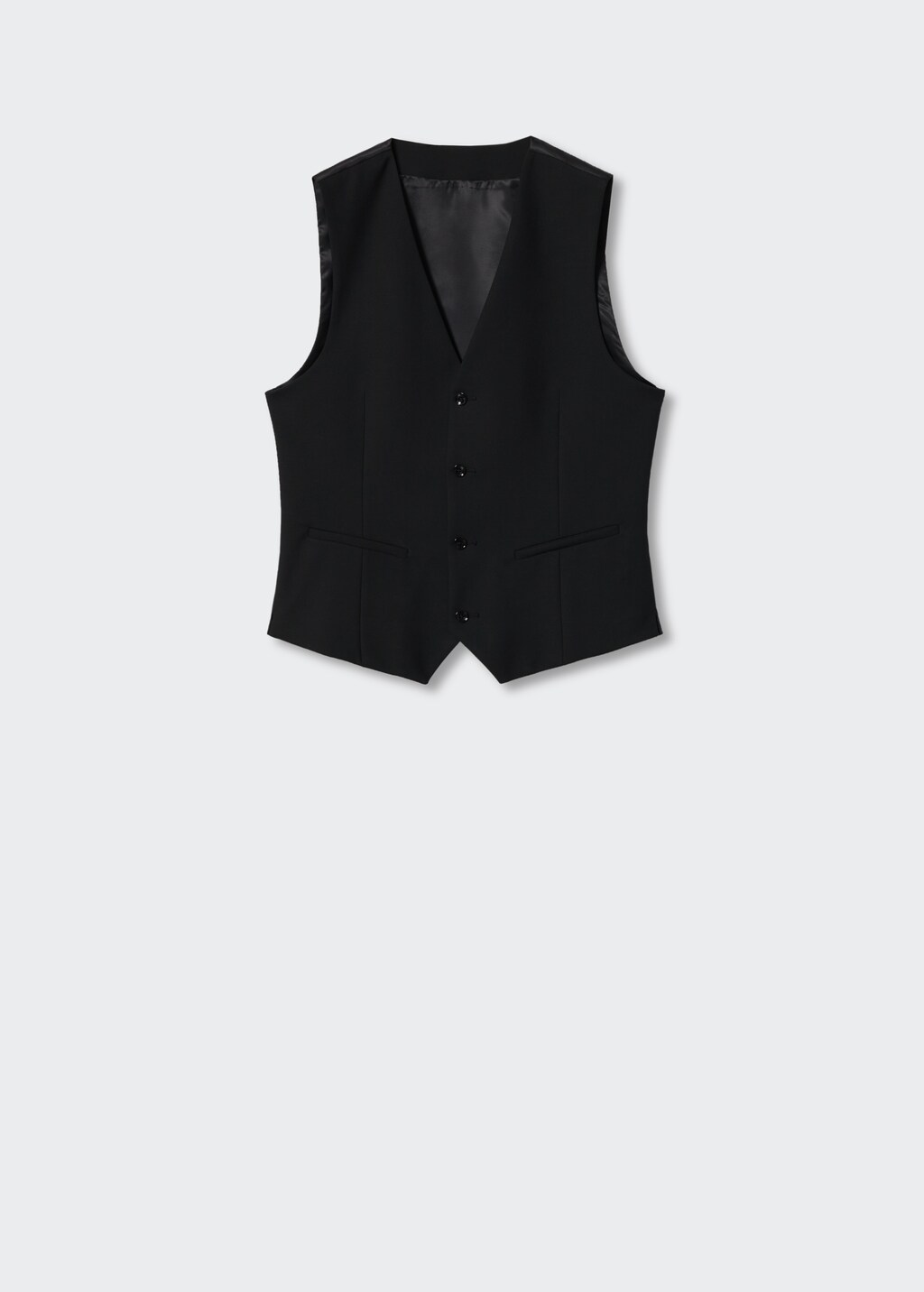 Super slim-fit suit waistcoat - Article without model