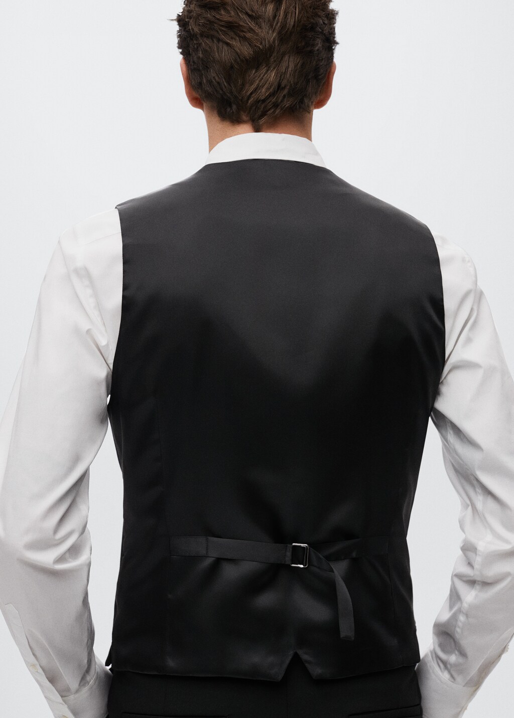 Super slim-fit suit waistcoat - Reverse of the article