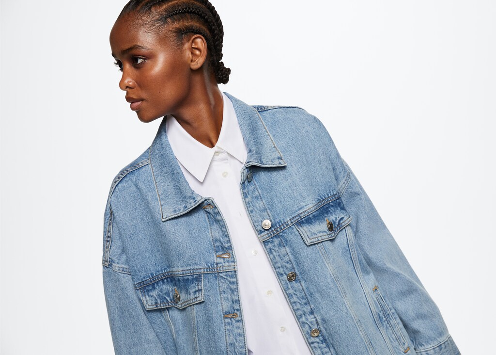 Oversize-Jeansjacke - Detail des Artikels 1