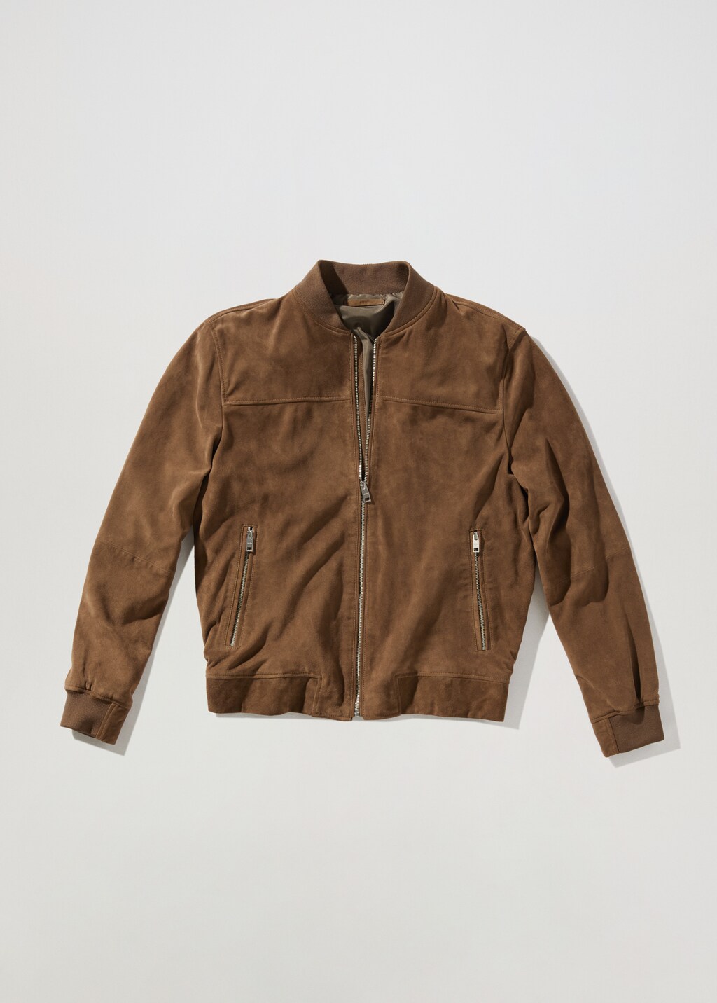 Suede bomber jacket - Article without model