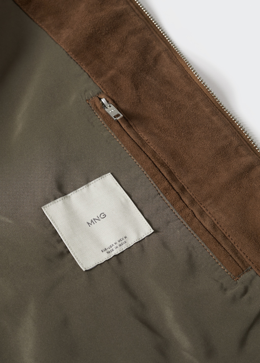 Suede bomber jacket - Details of the article 8