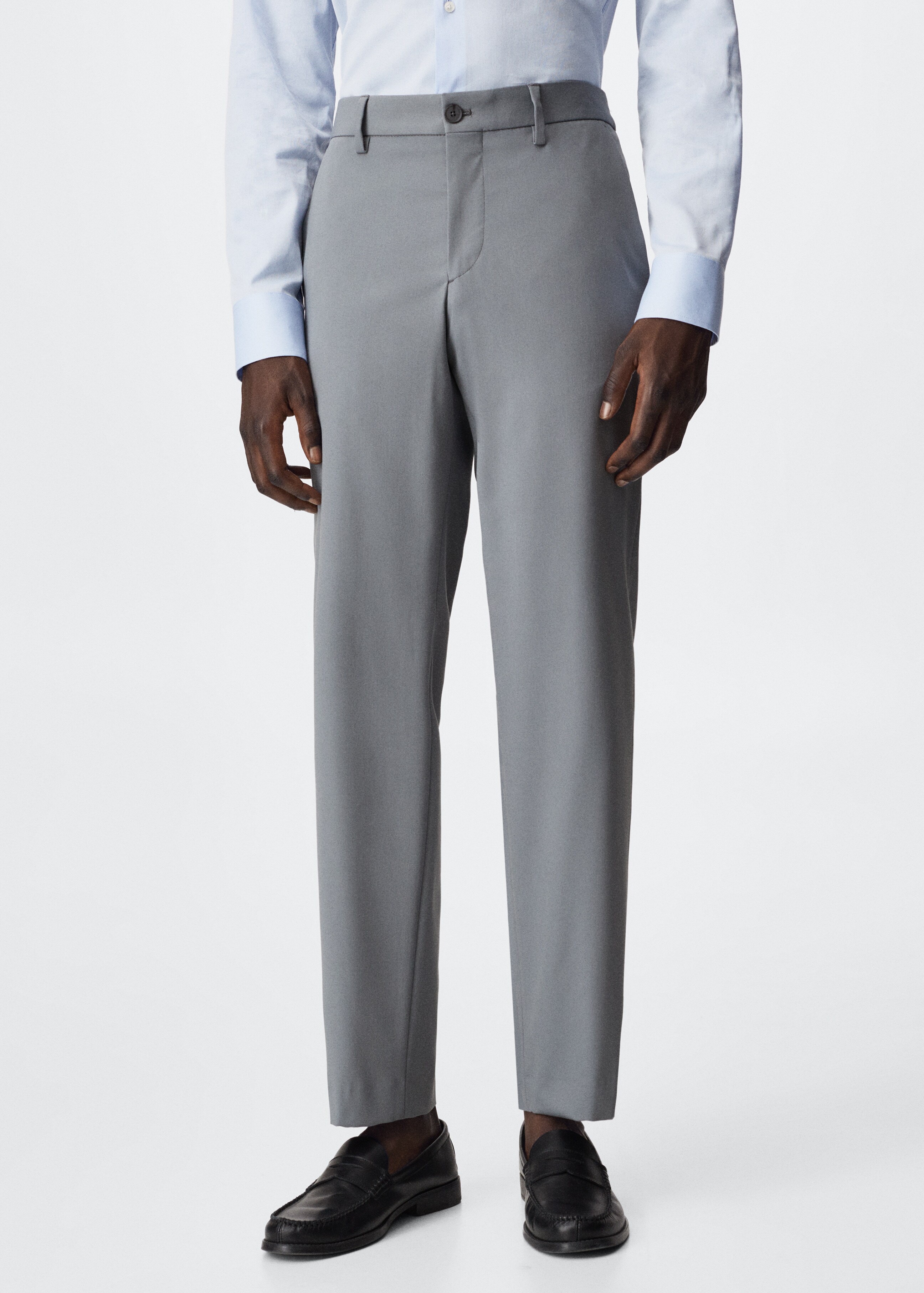 Relaxed-fit suit trousers