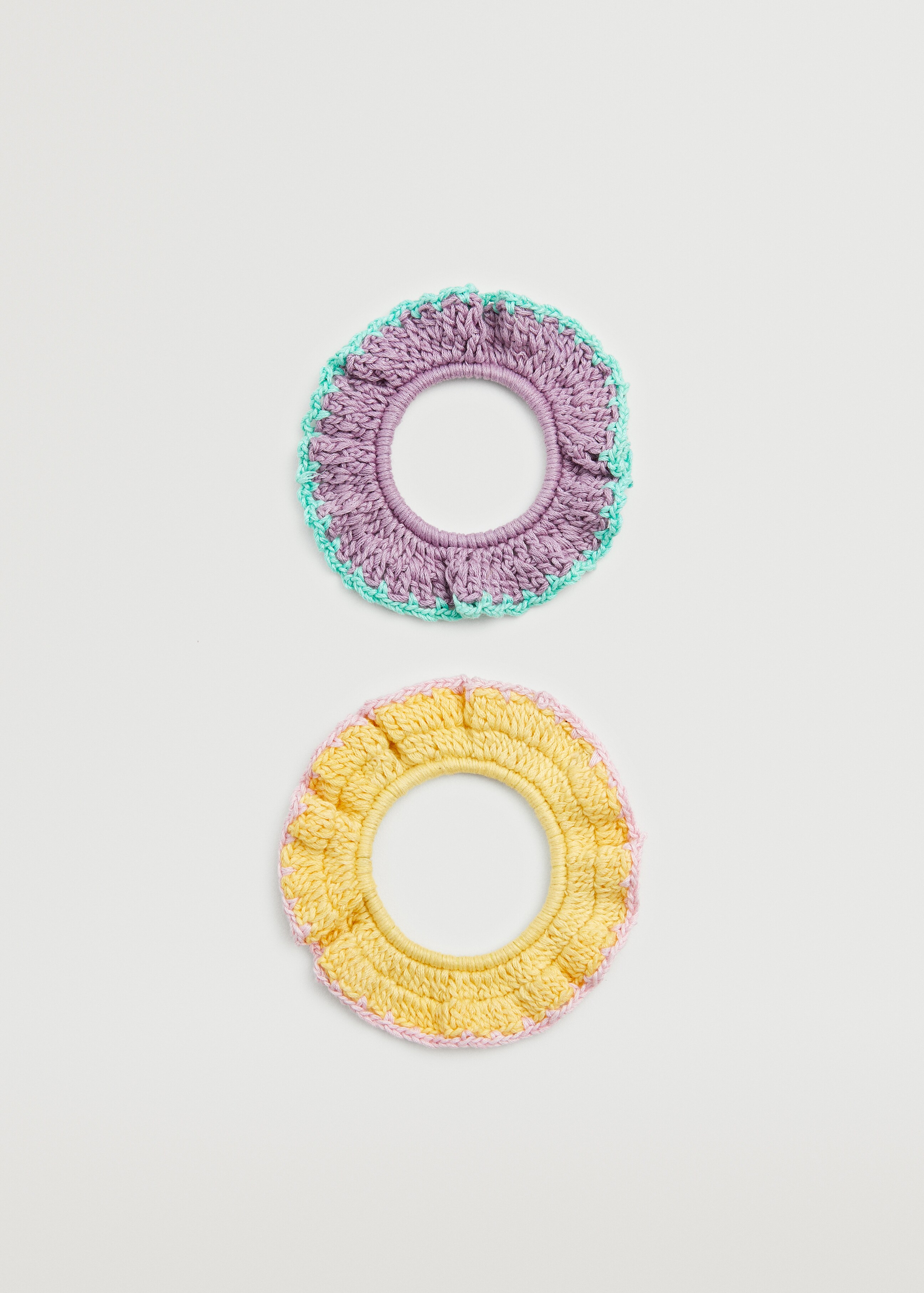 Pack of 2 cotton scrunchies - Article without model