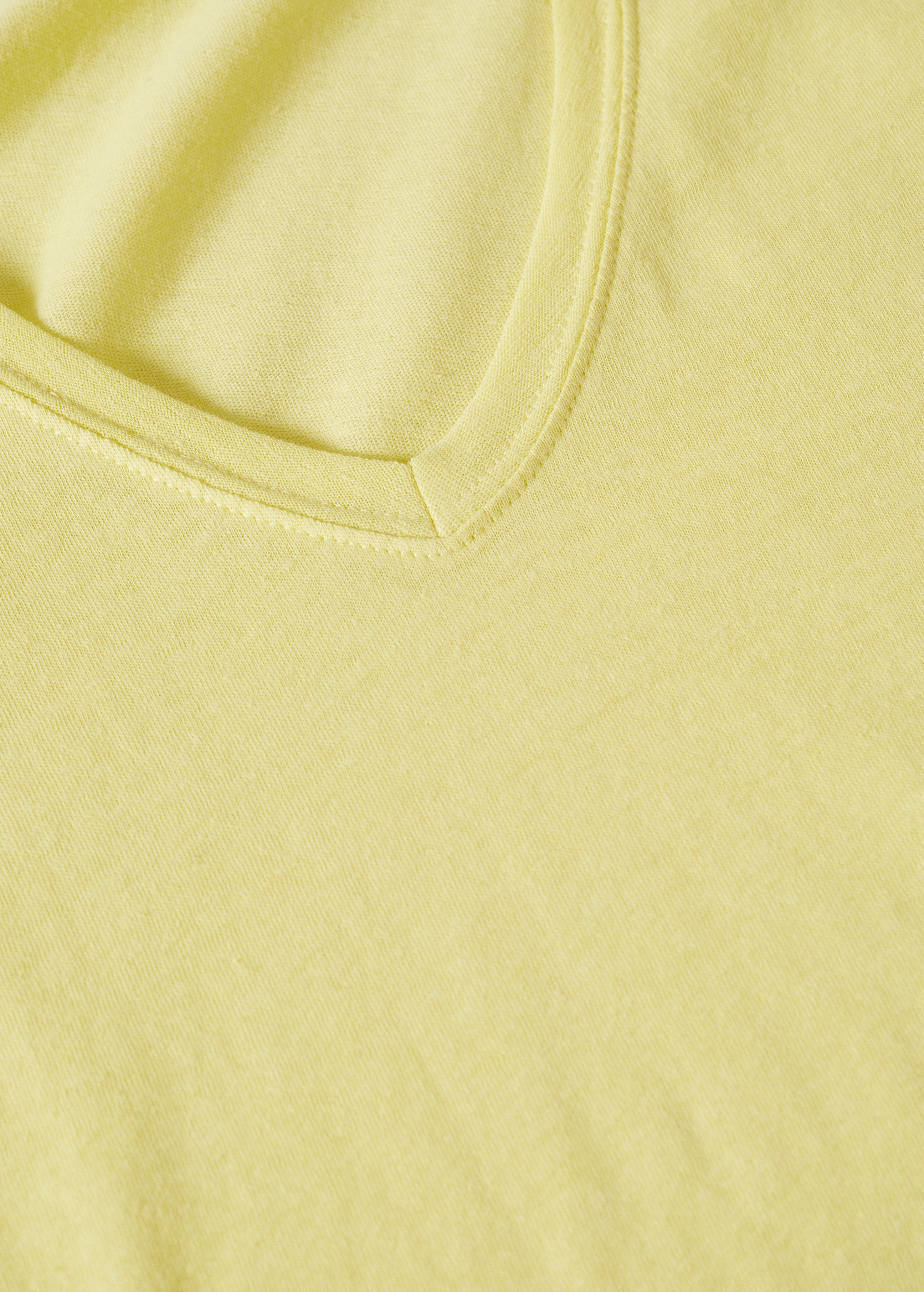 Cotton linen-blend T-shirt - Details of the article 8