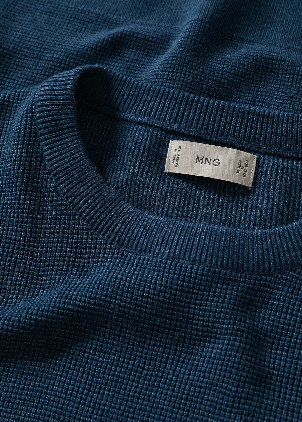 Structured cotton sweater - Details of the article 7