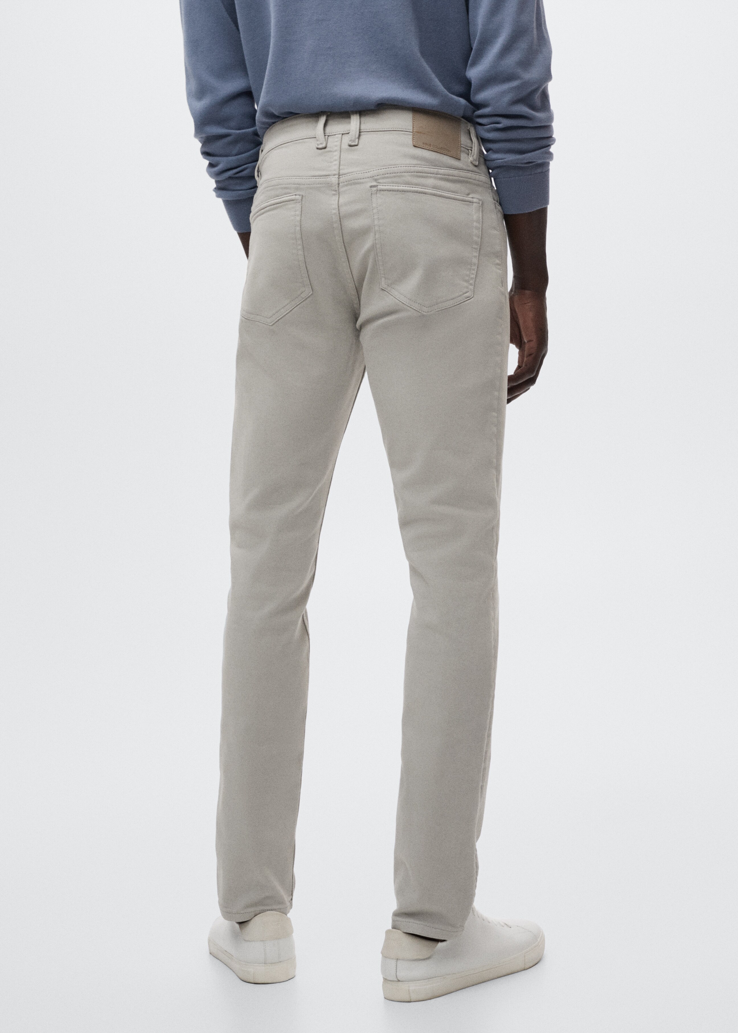 Jeans slim fit color - Reverso del artículo