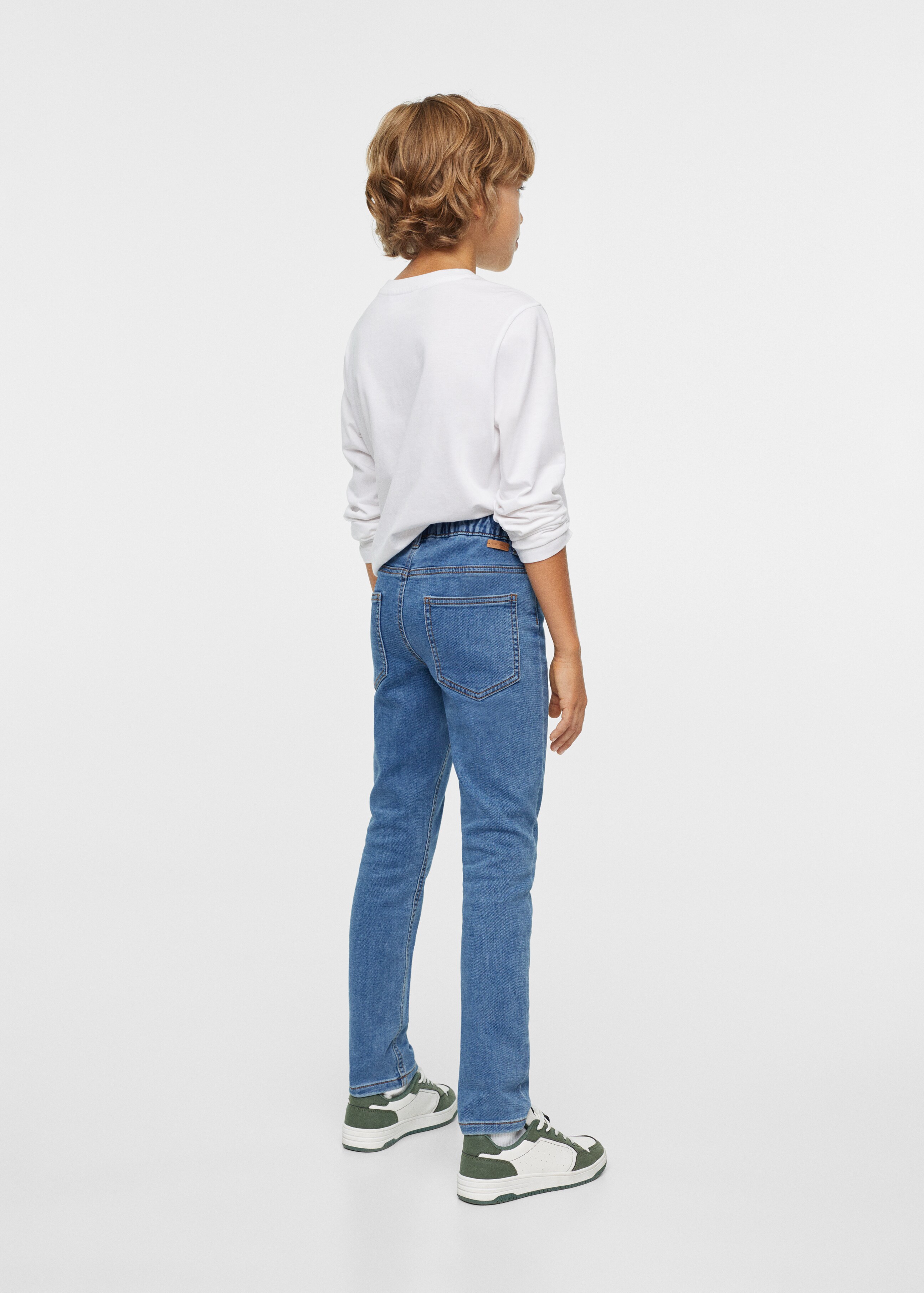 Lace drawstring waist jeans - Details of the article 3