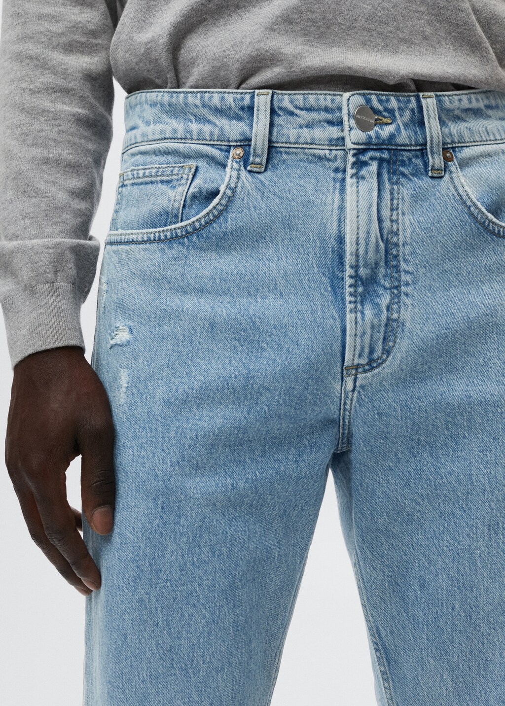 Ben tapered cropped jeans - Details of the article 1