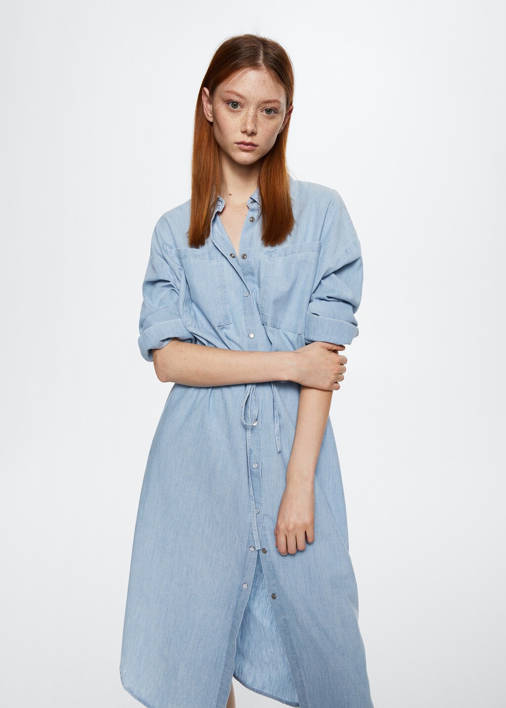 Denim shirt dress - Medium plane