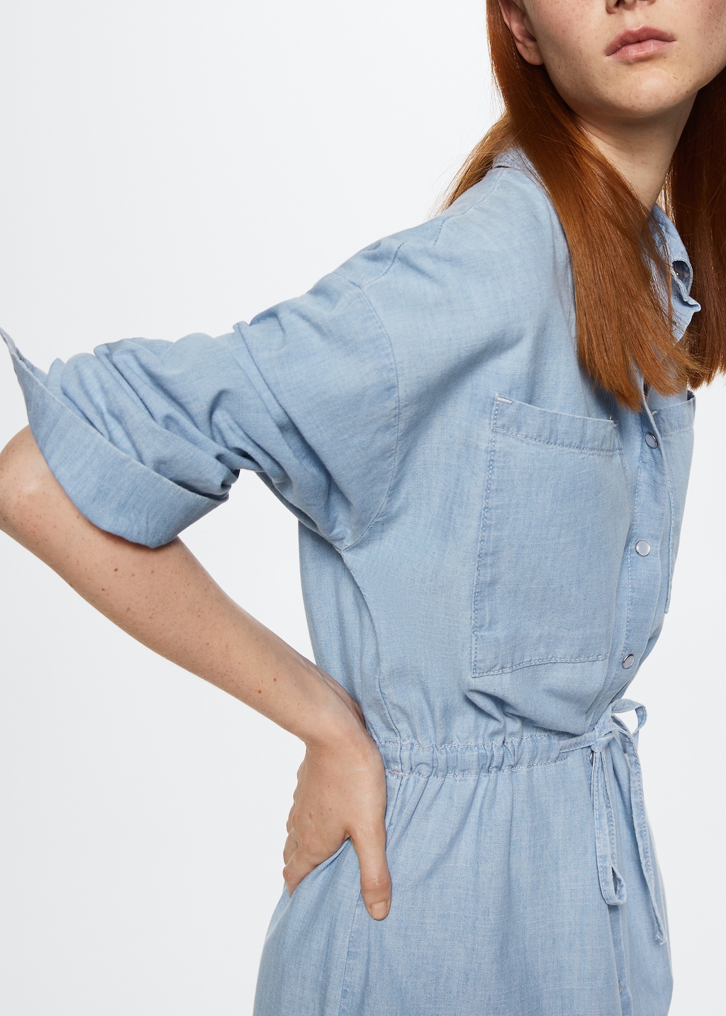 Denim shirt dress - Details of the article 6