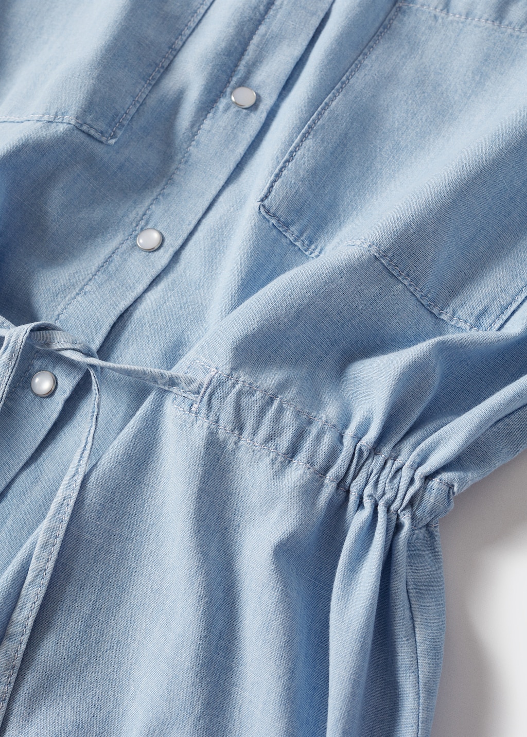 Denim shirt dress - Details of the article 8