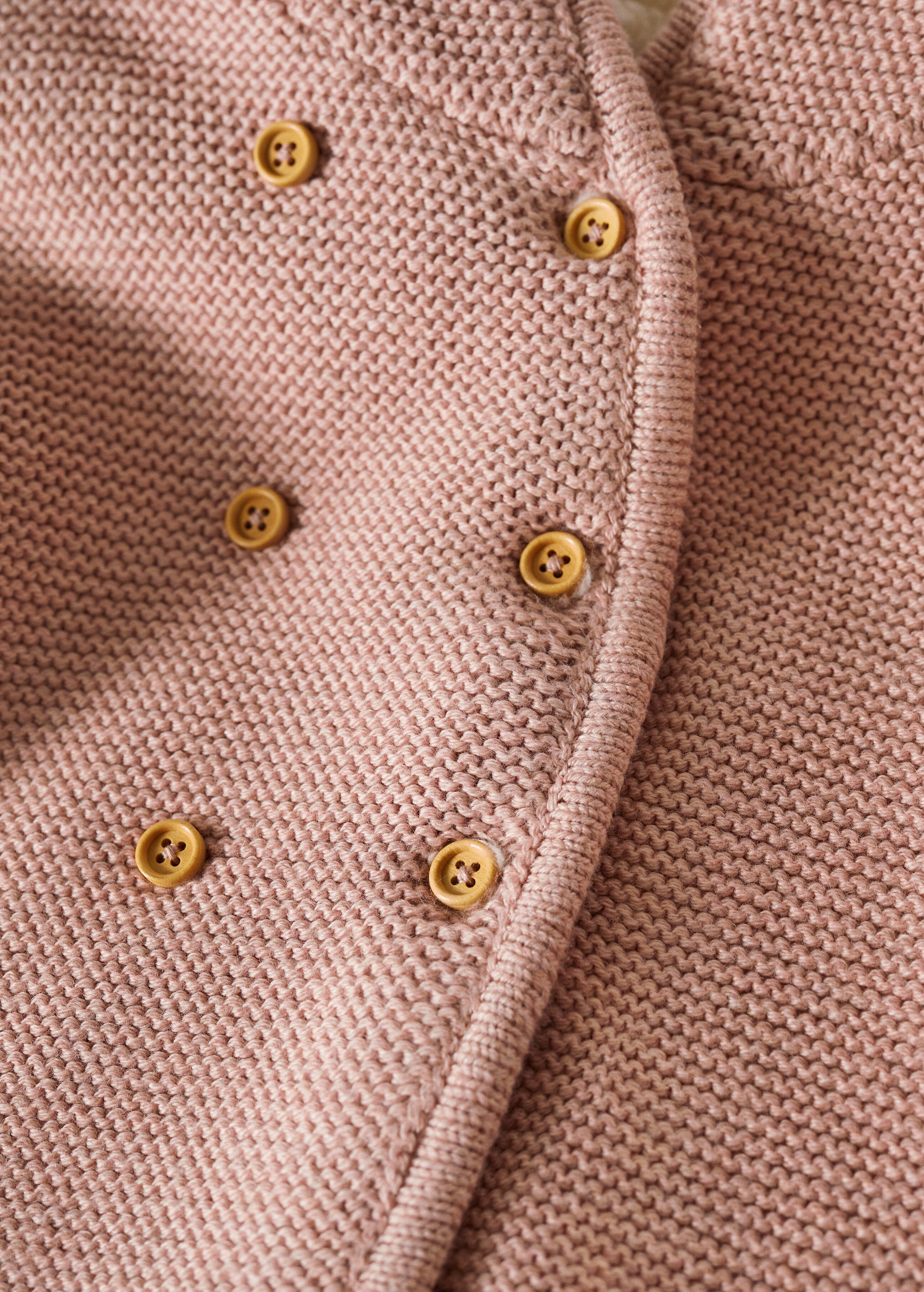 Knitted cardigan with faux-fur lining  - Details of the article 8