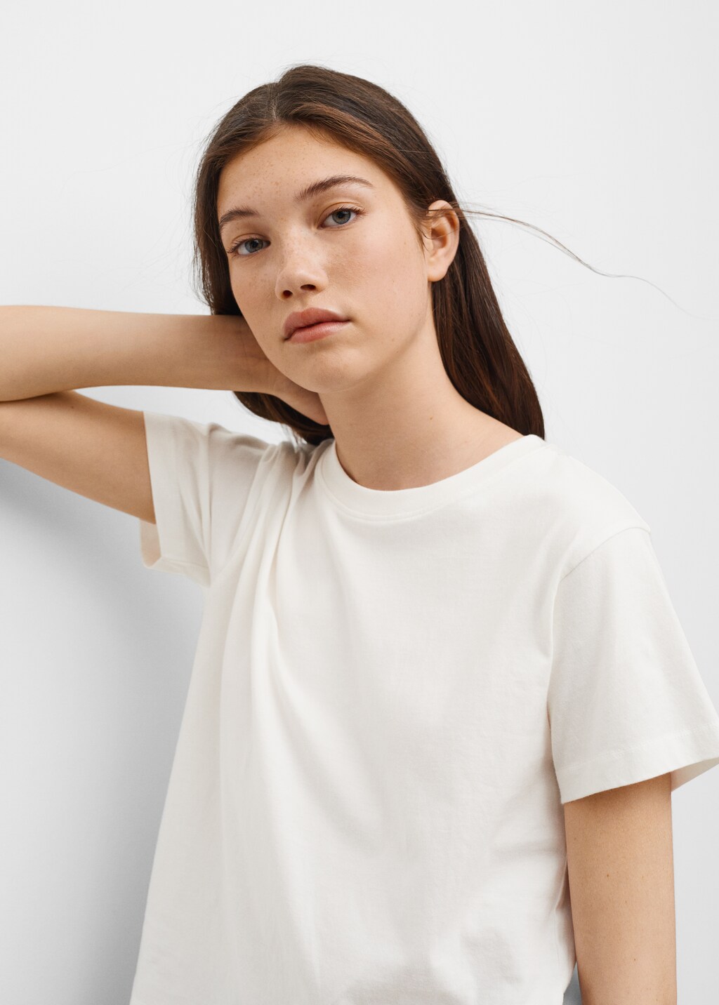 Essential cotton-blend T-shirt - Details of the article 2