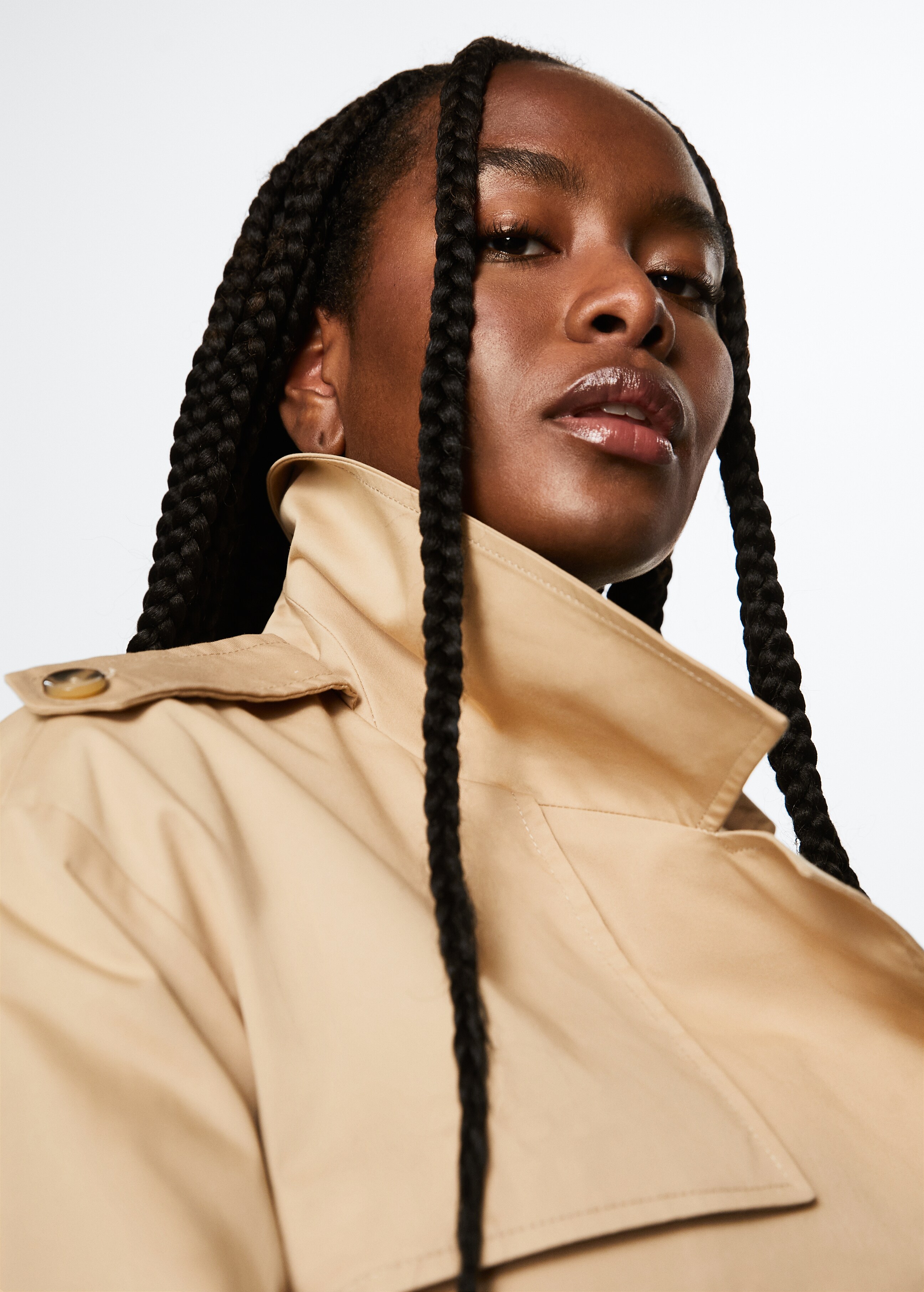 Cotton classic trench coat - Details of the article 5