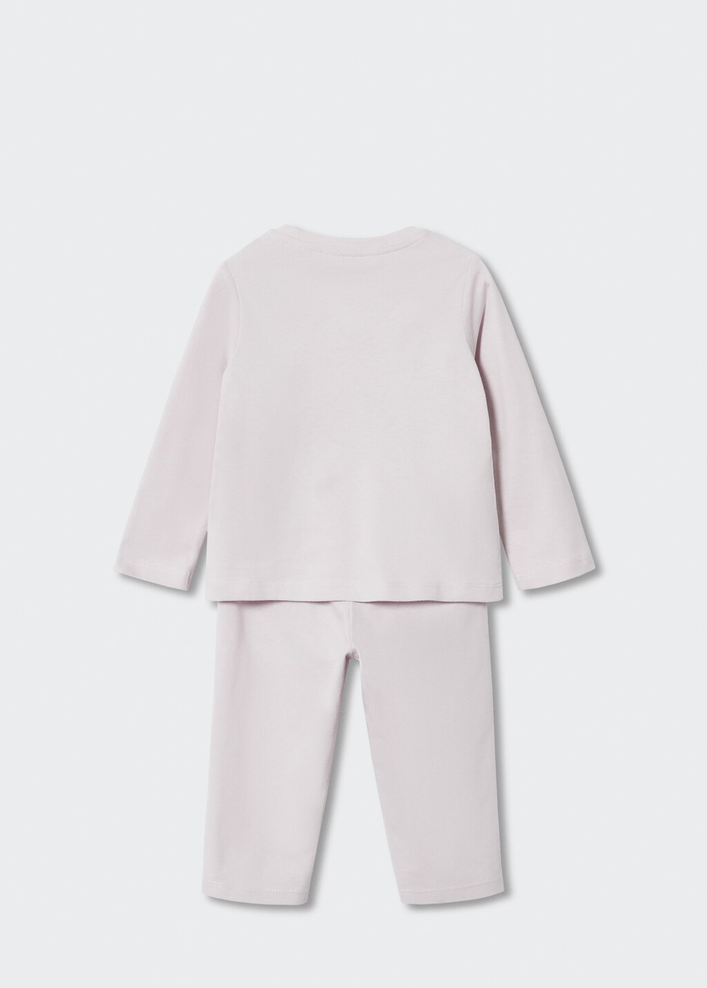 Ruffled cotton pyjamas - Reverse of the article