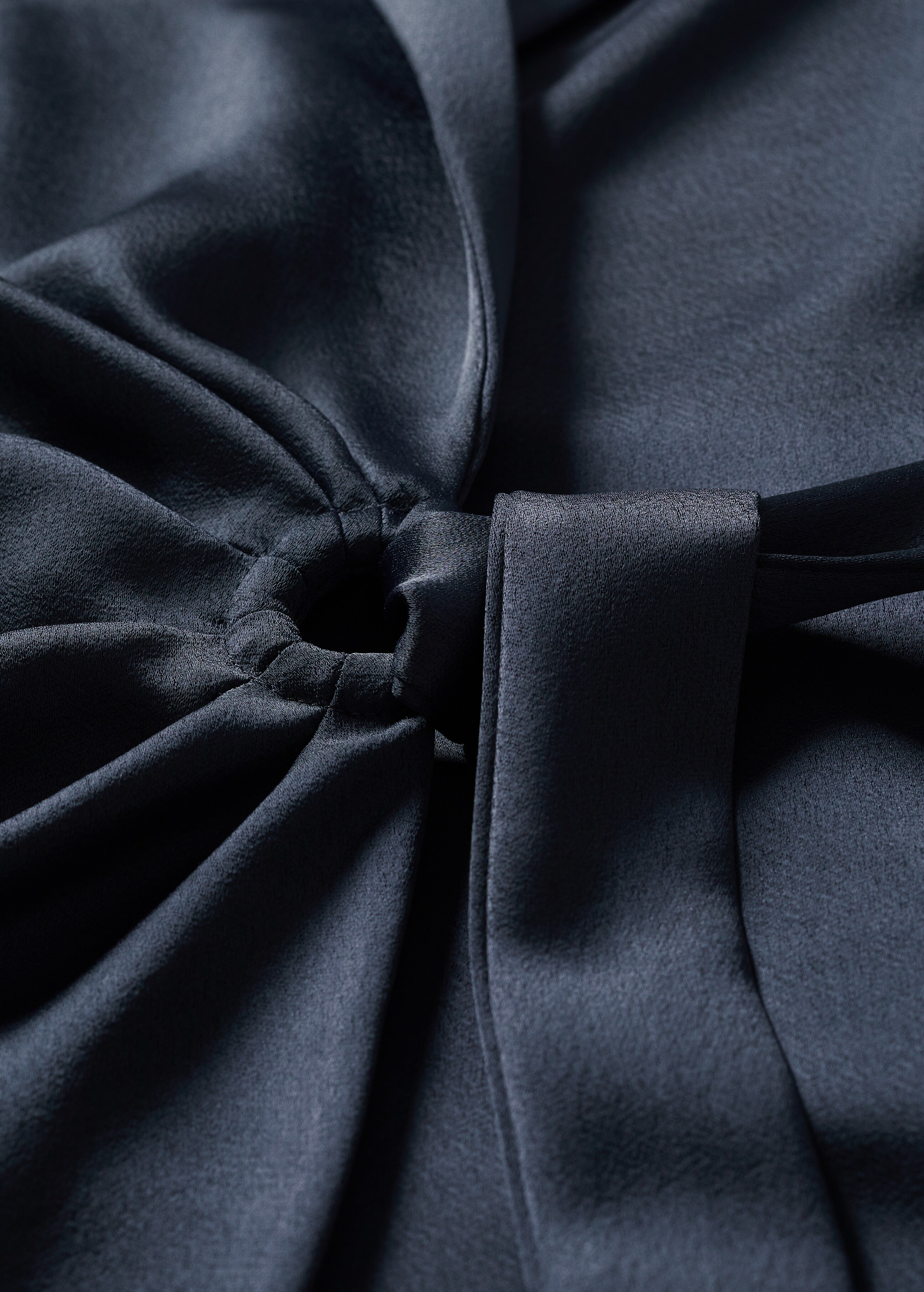 Satin shirt dress - Details of the article 8