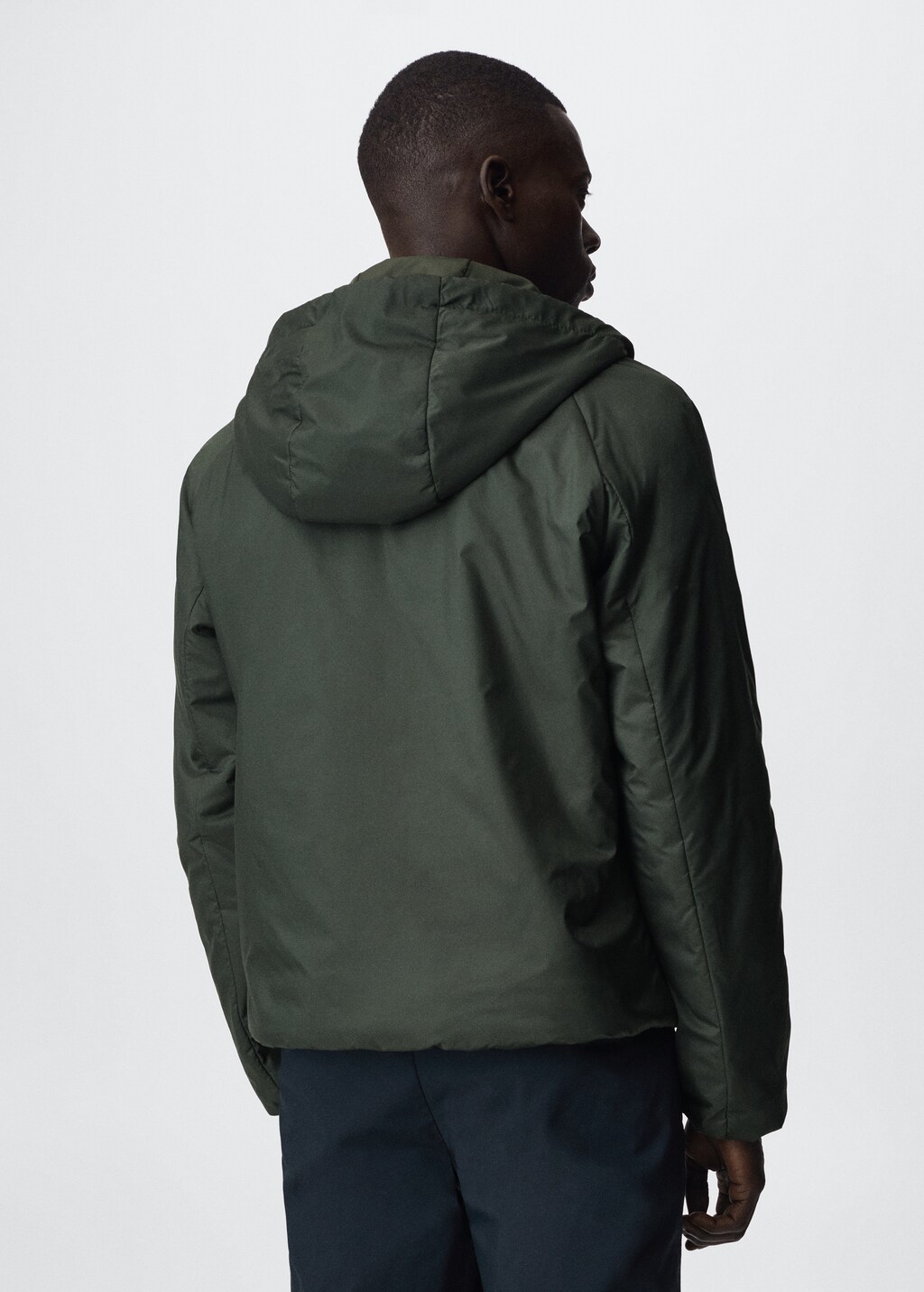 Thermoregulating light jacket - Reverse of the article