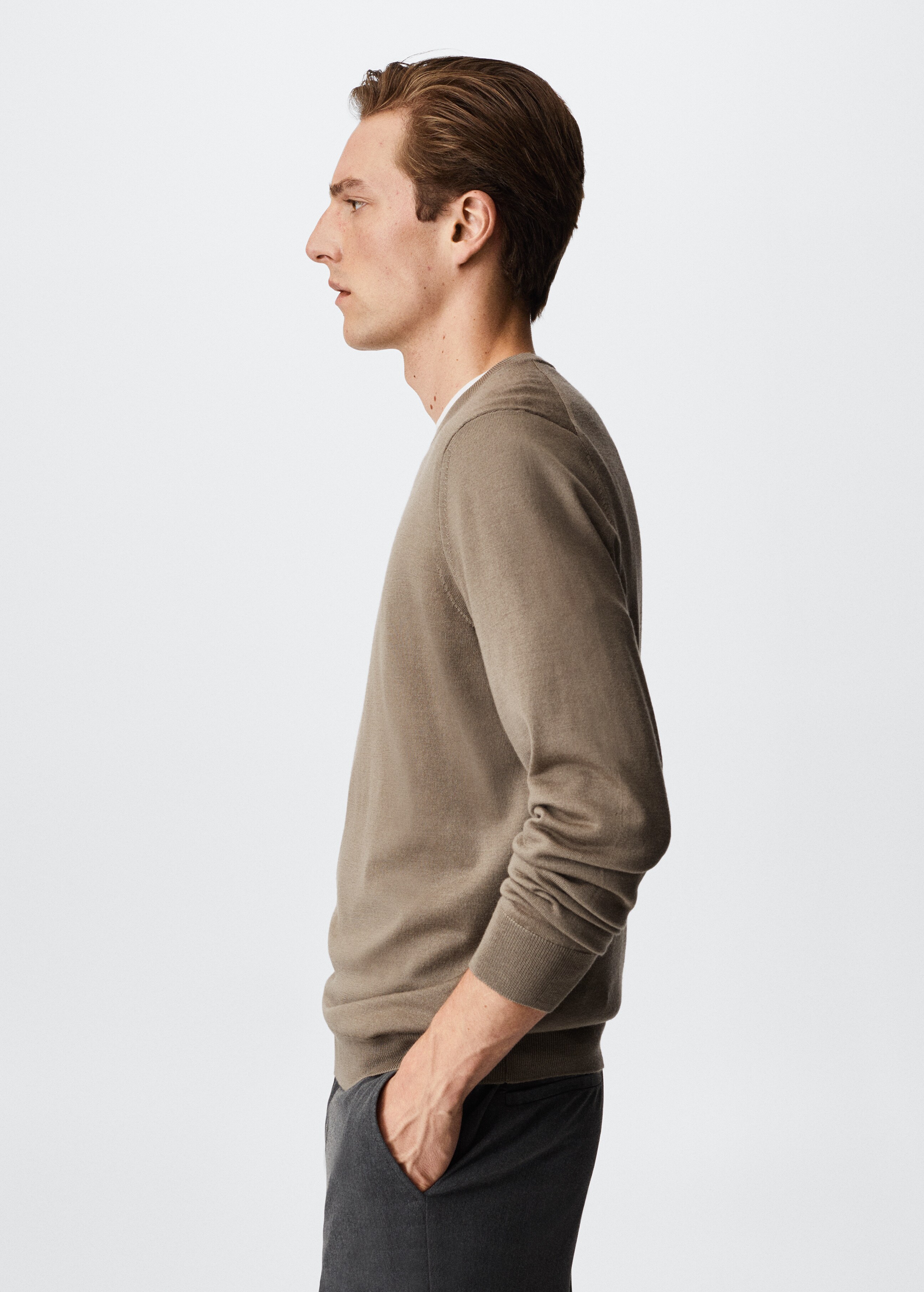 Merino wool washable sweater - Details of the article 2