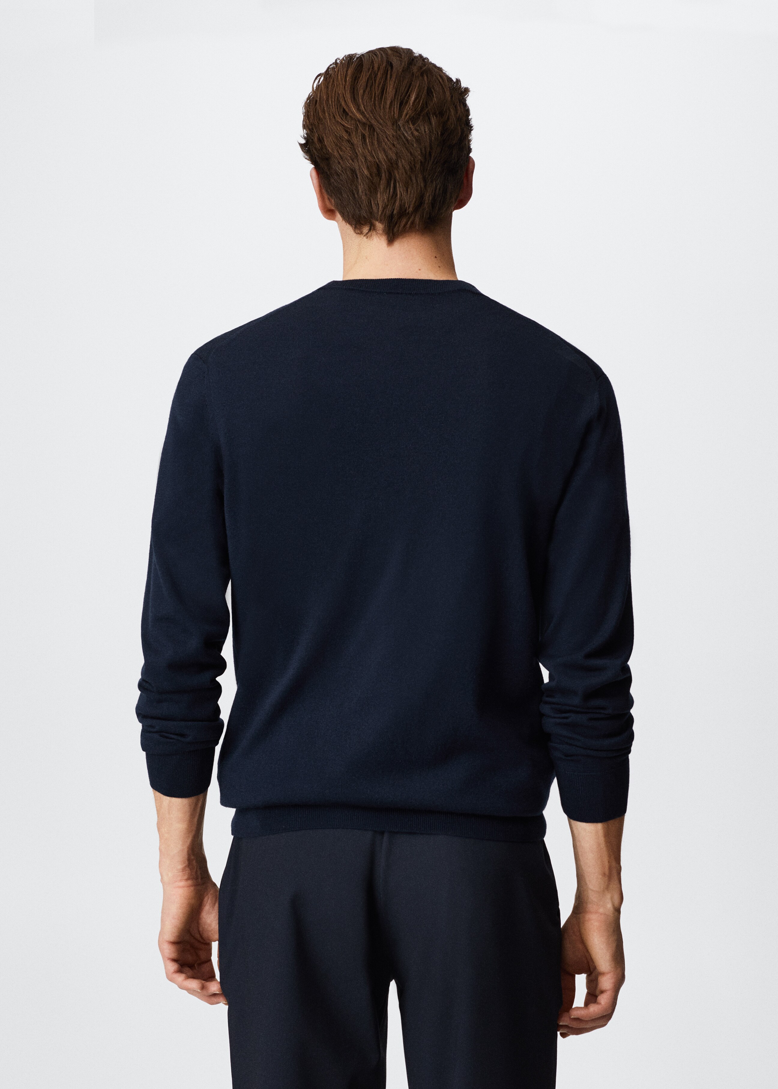 Merino wool washable sweater - Reverse of the article