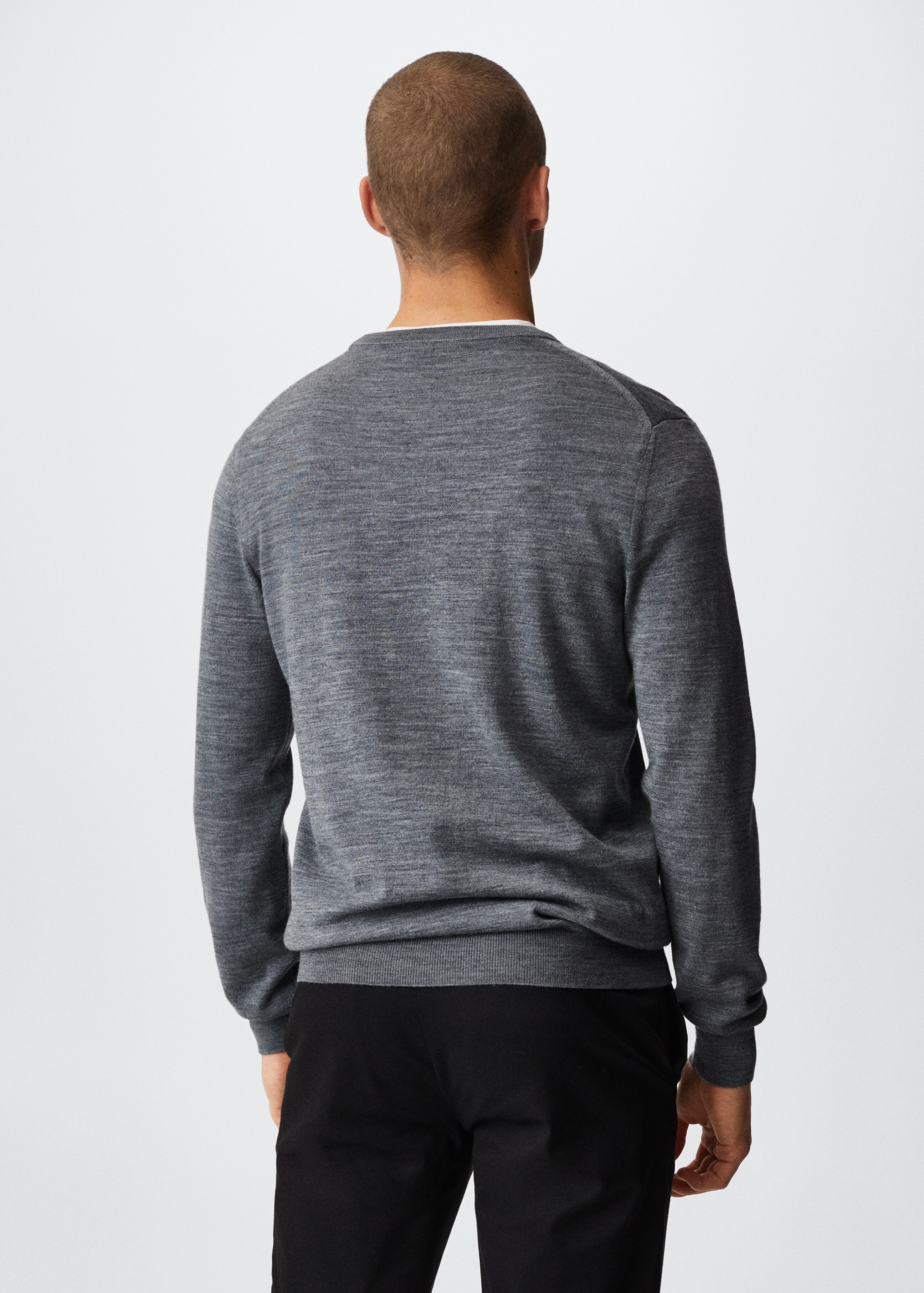 Merino wool washable sweater - Reverse of the article