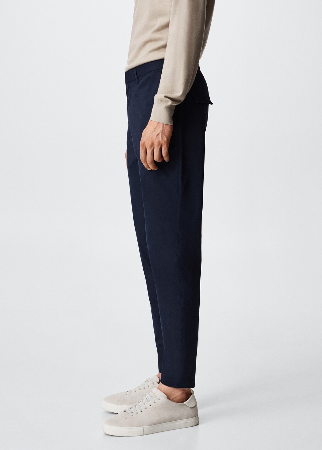 Crease-resistant slim-fit pants - Details of the article 2