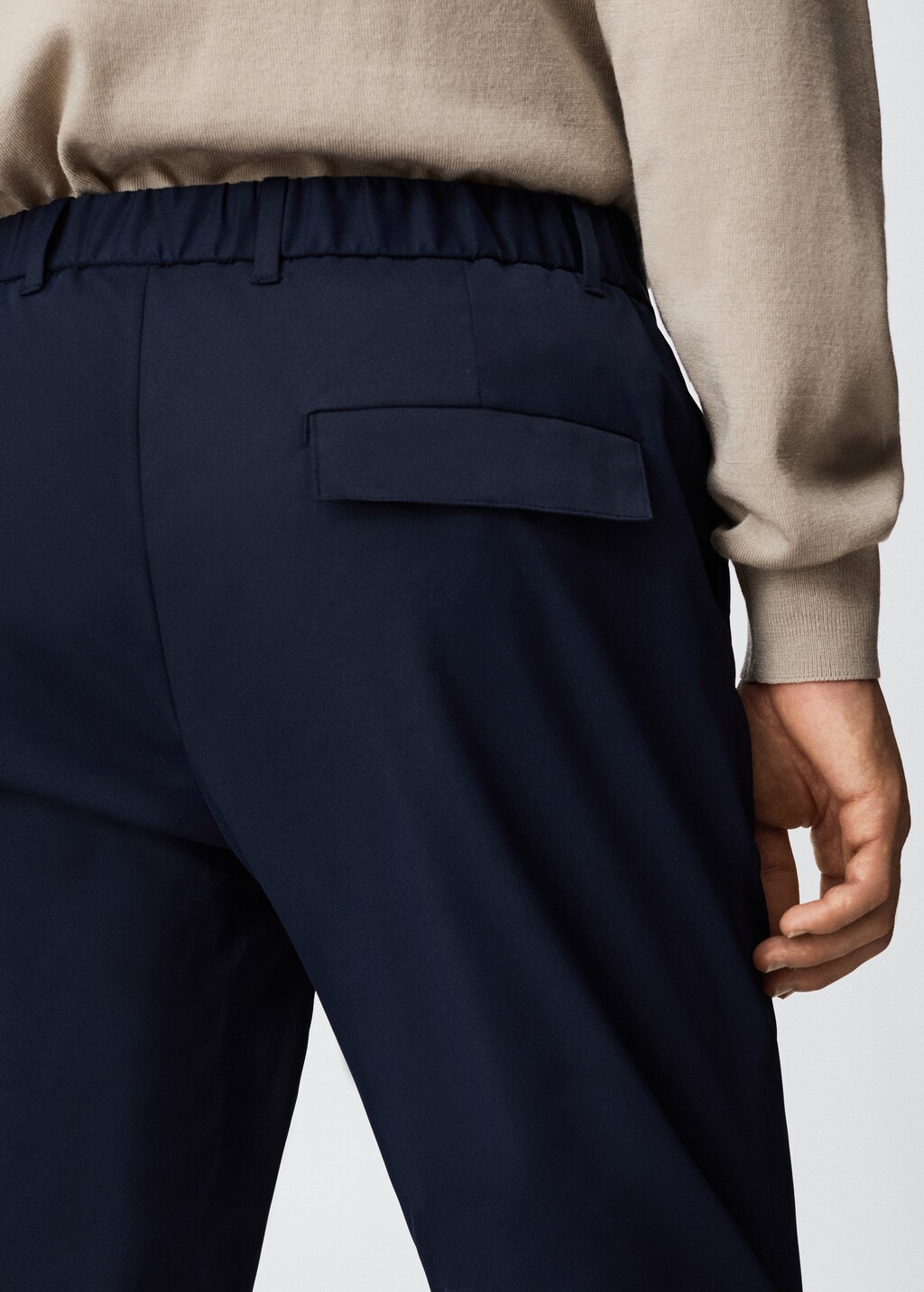 Crease-resistant slim-fit pants - Details of the article 3