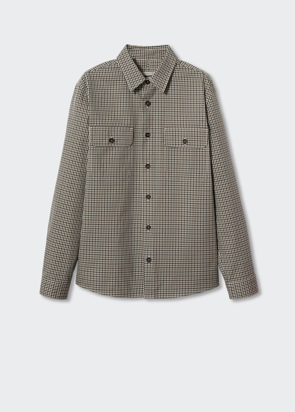 Gingham check overshirt - Article without model