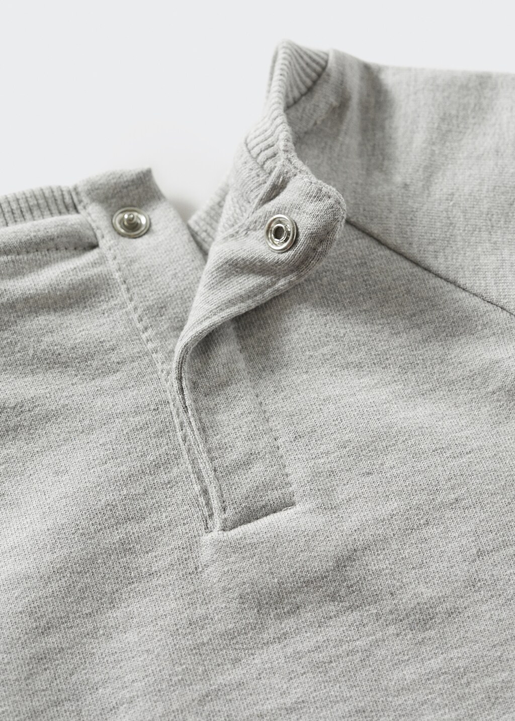 Textured cotton-blend sweatshirt - Details of the article 0