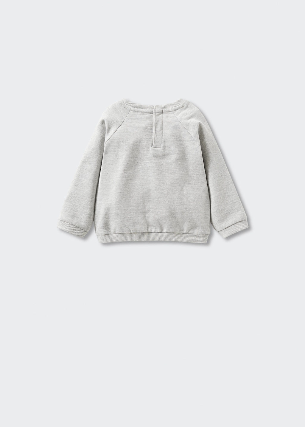 Textured cotton-blend sweatshirt - Reverse of the article