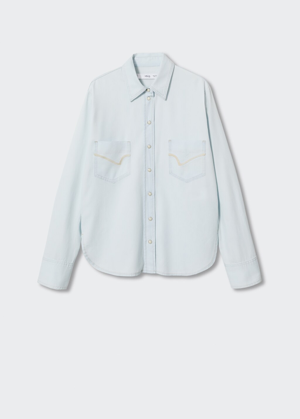 Cotton denim shirt - Article without model